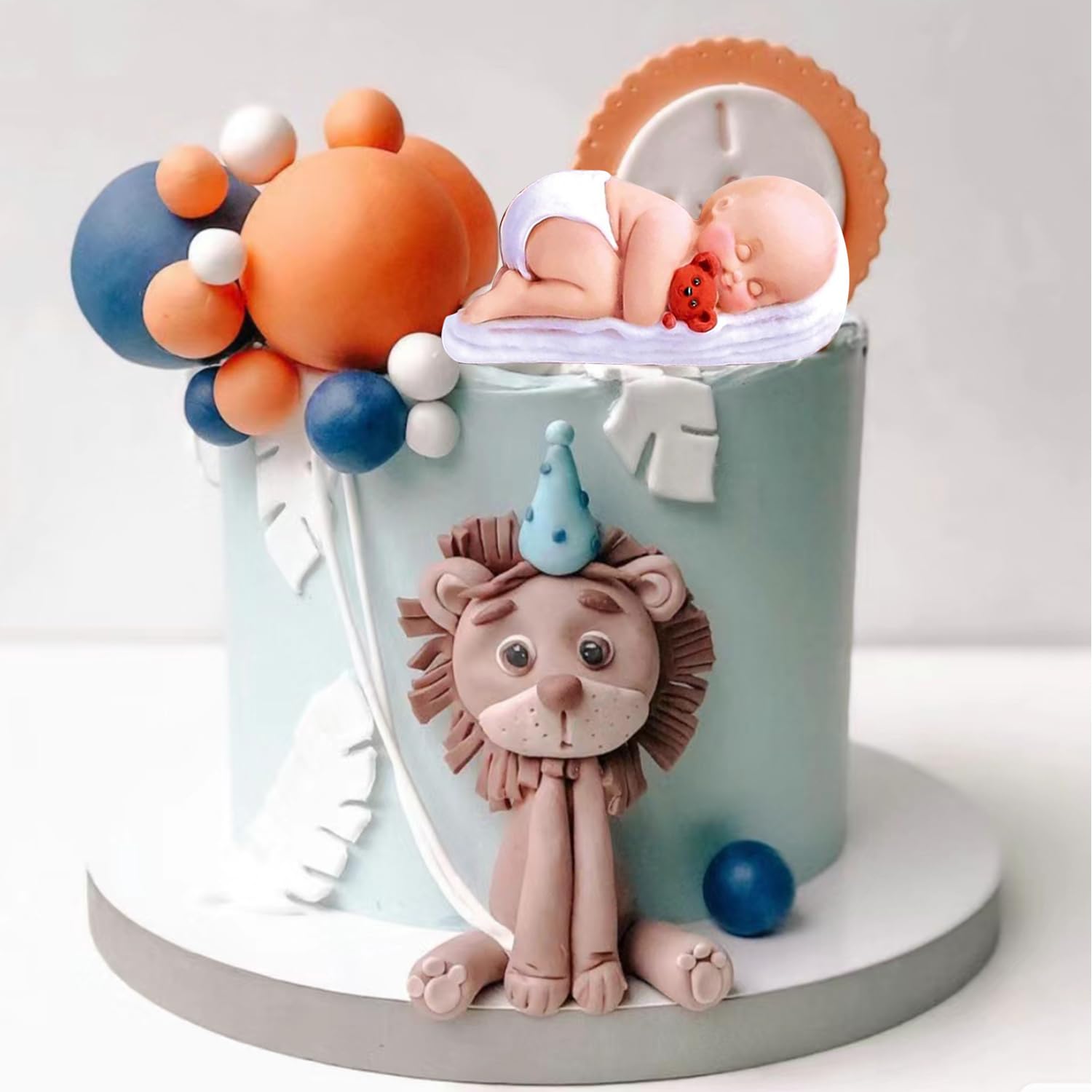 Xmoldnms 3D Baby Silicone Molds Sleeping Baby Fondant Mold For Cake Decorating Cupcake Topper Candy Chocolate Gum Paste Polymer