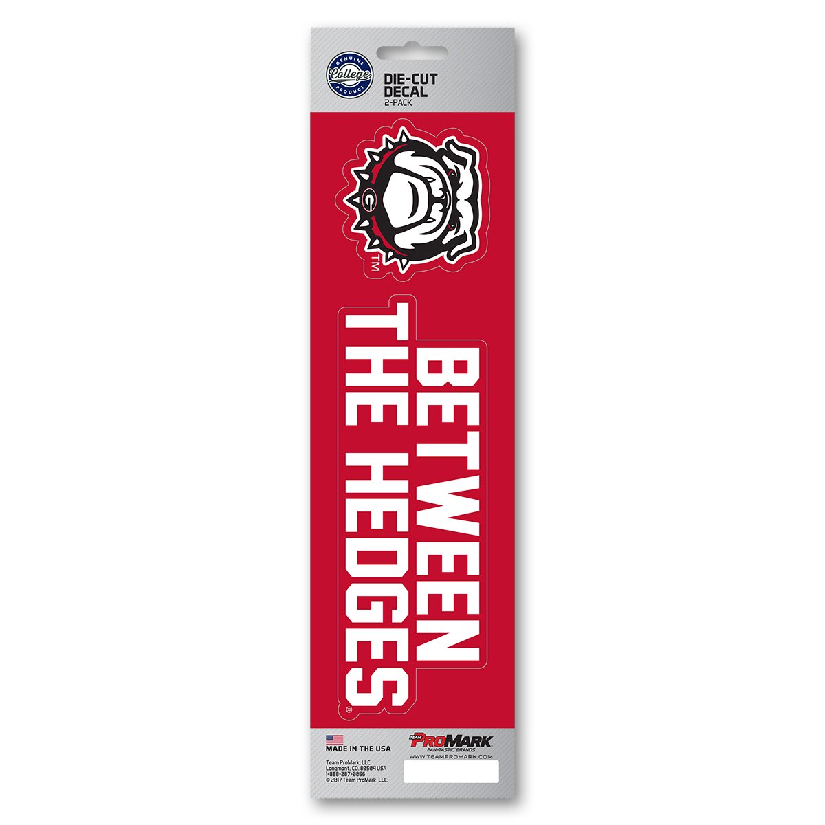 Ncaa Georgia Bulldogs Slogan Decal