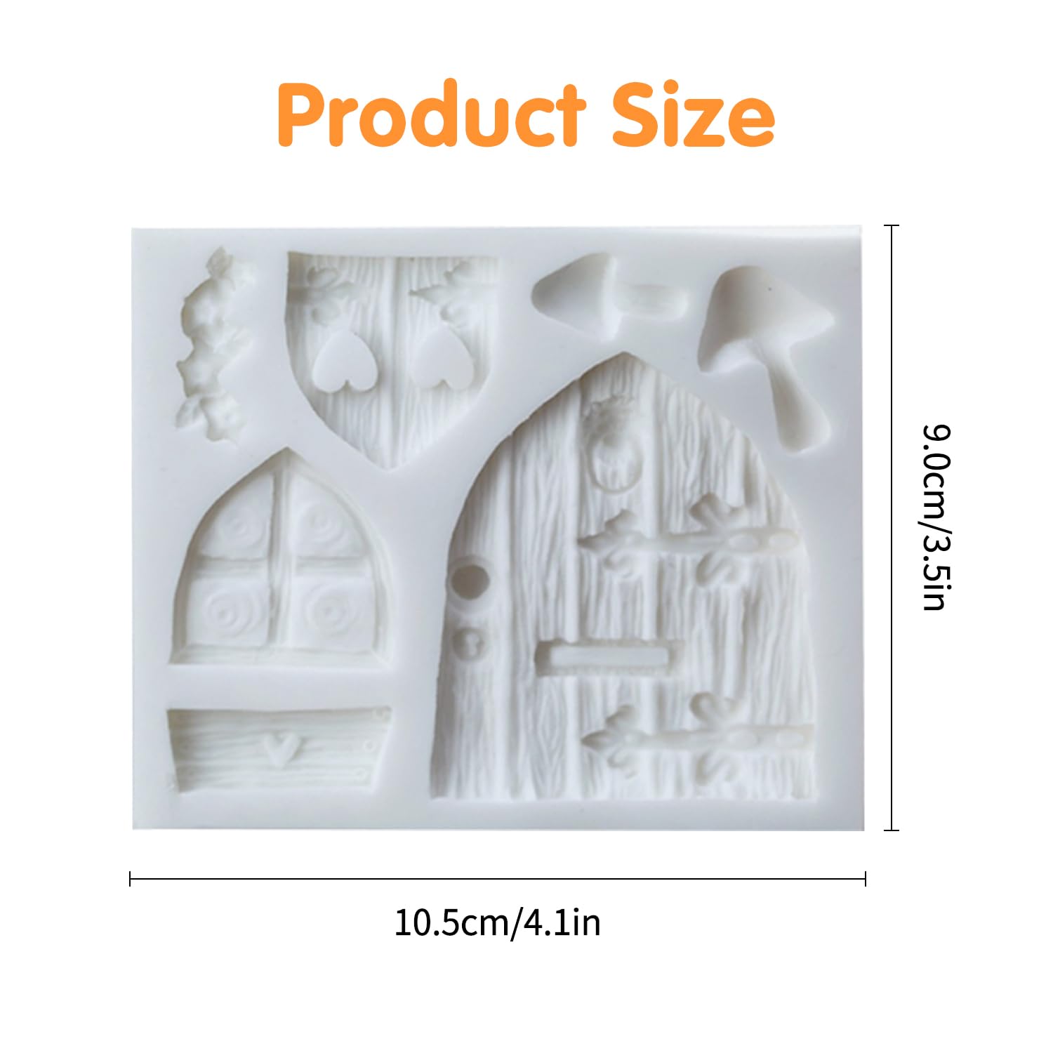 Sk 3D Fairy House Christmas Silicone Fondant Mold Cake Decorating Pastry Gumpaste Tool