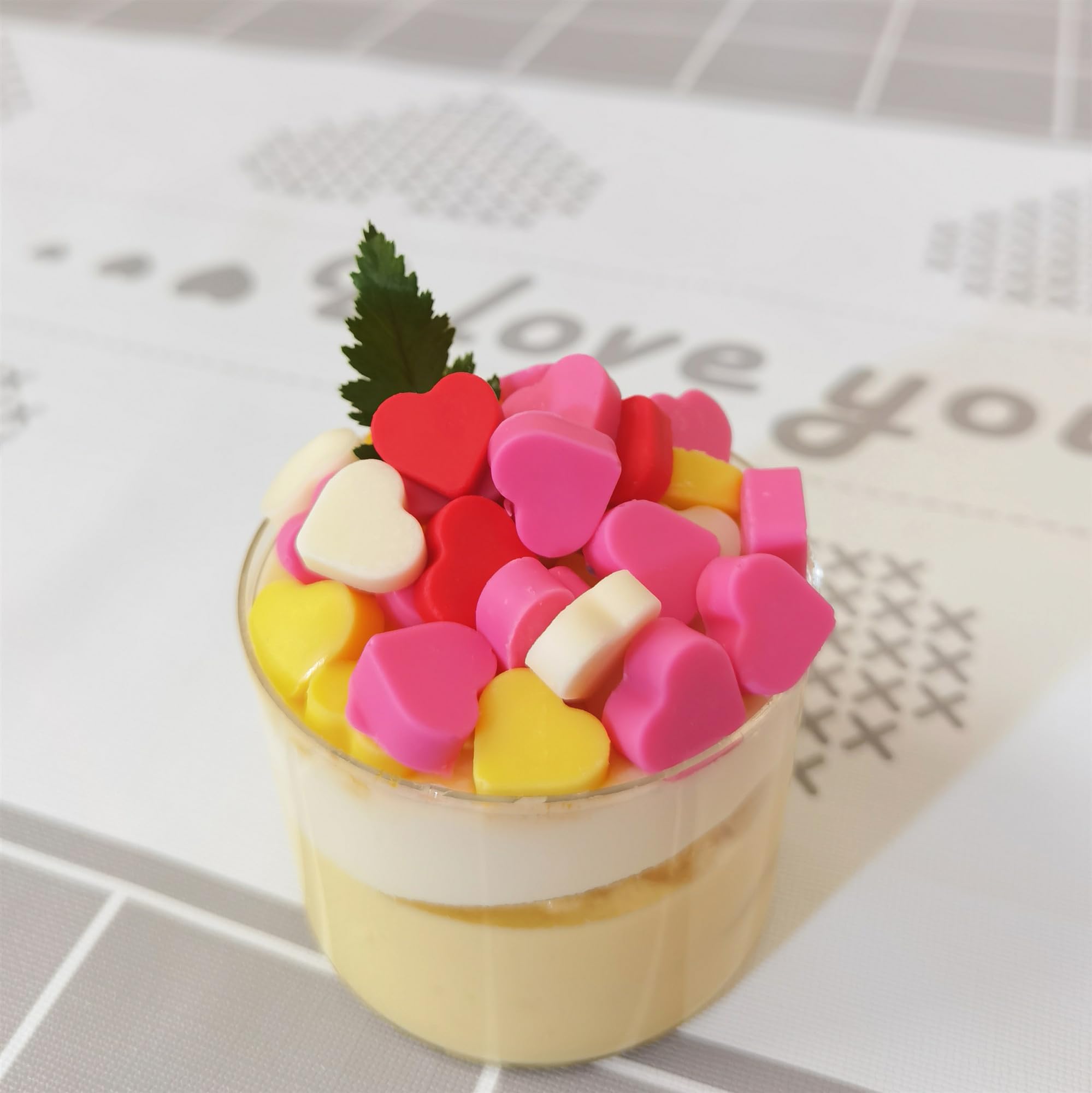 Sofliym Heart Silicone Candy Molds With Scraper - Mini Heart Silicone Molds For Chocolate, Hard Candy, Homemade Treats(1 Pcs Min