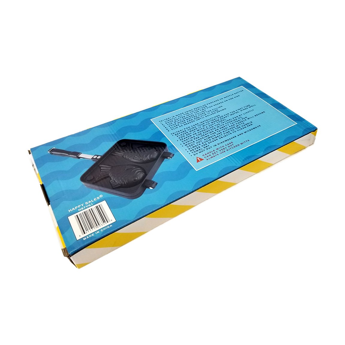 Happy Sales , Taiyaki Pan Fish Shape, 8W X 2H X 12L, Black