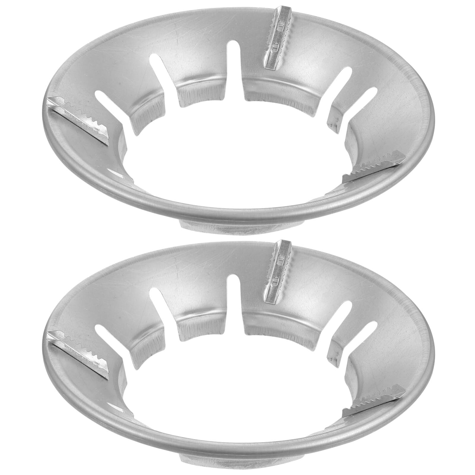 Kichvoe Wok Rack For Gas Stove 2Pcs Wok Ring For Gas Stove Stainless Steel Wok Rack Round Bottom Wok Accessories-10 * 2Inches Wo