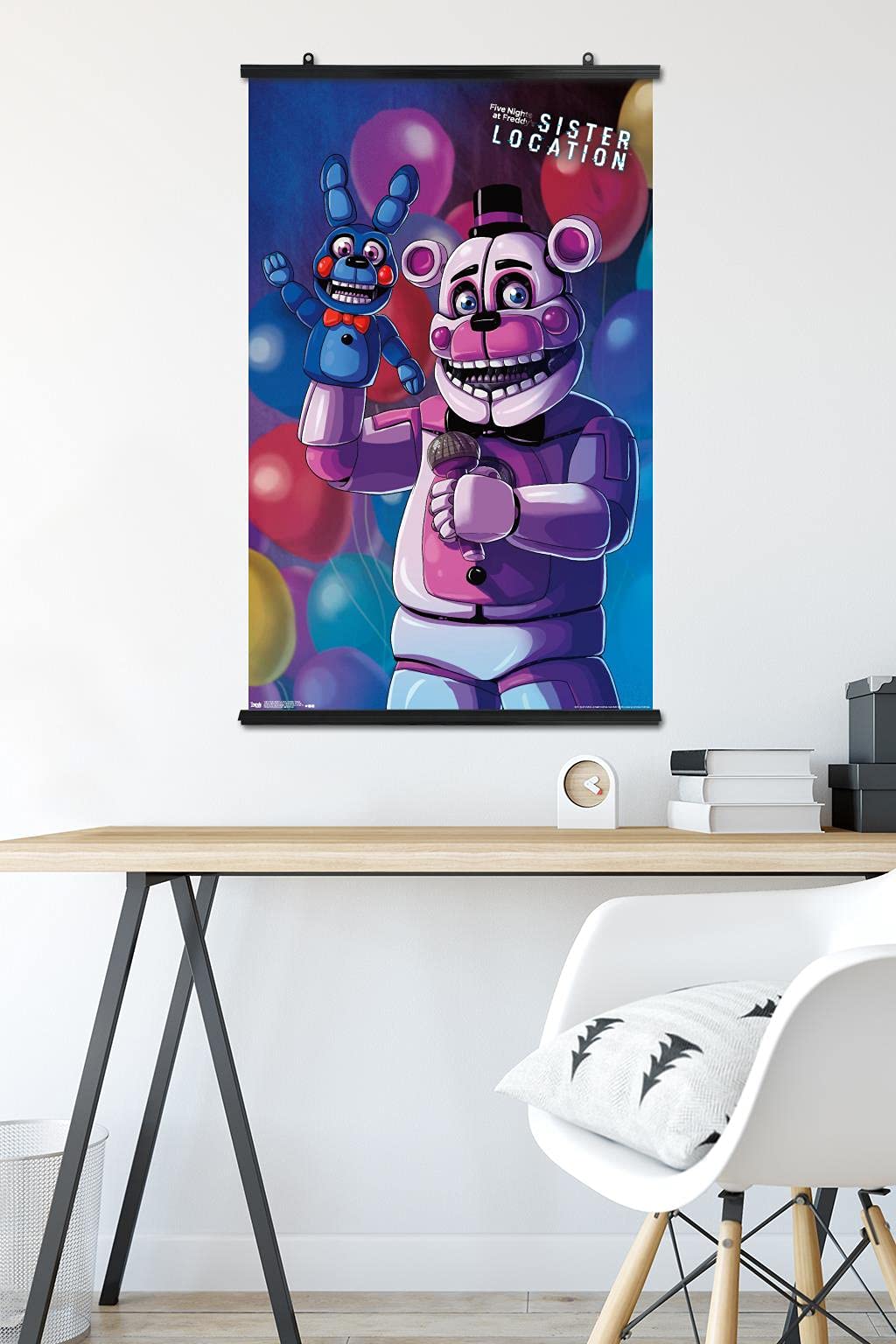 Trends International Five Nights At Freddy'S: Sister Location - Funtime Freddy Wall Poster, 22.375'' X 34'', Premium Poster & Cl