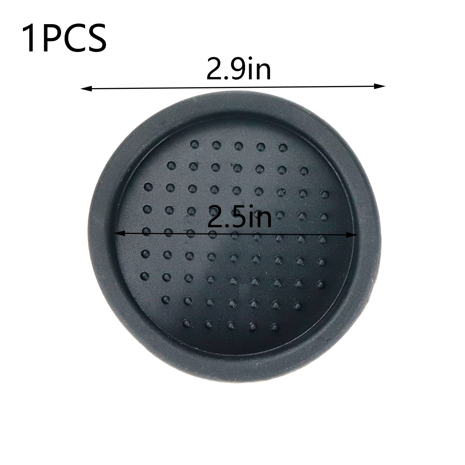Tighall 6.3Cm/2.5Inch Espresso Silicone Gel Round Tamper Mat, Small Coffee Tamping Pad For Espresso Machine Replacement Accessor