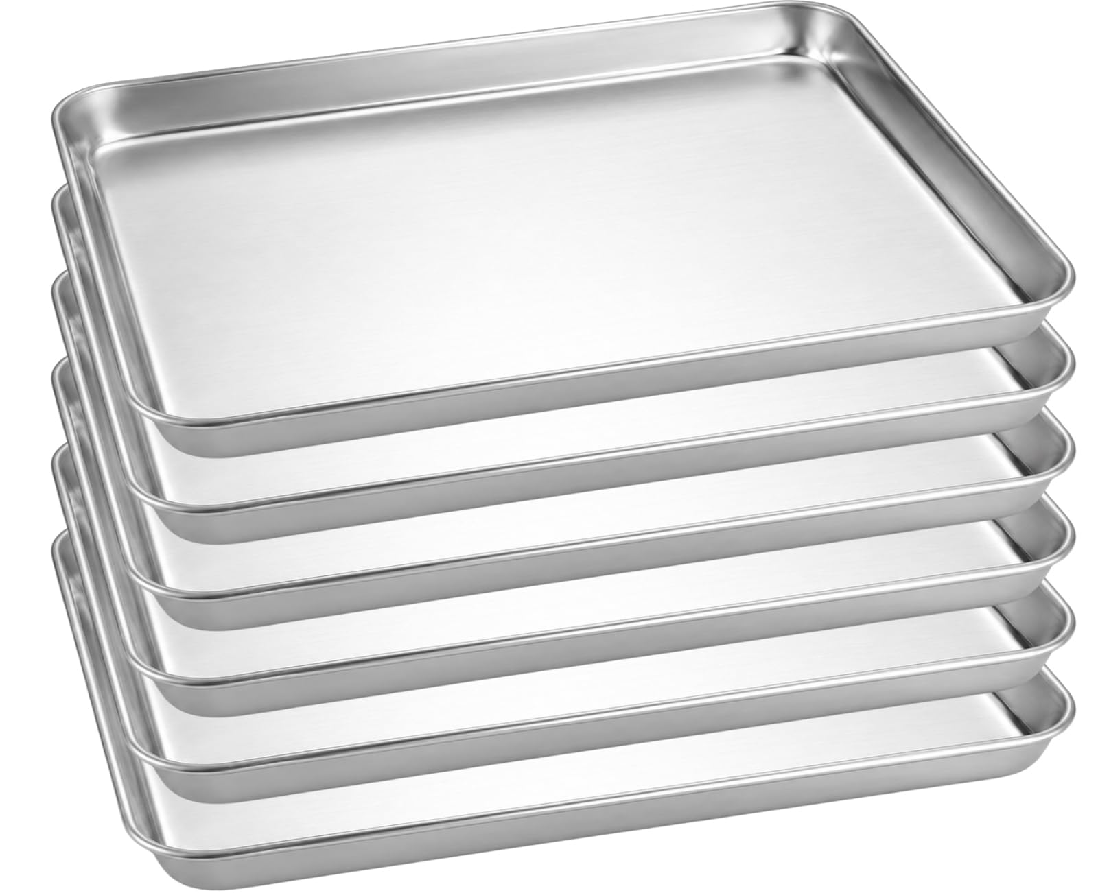 Enjamyo 6 Pcs Metal Baking Pan