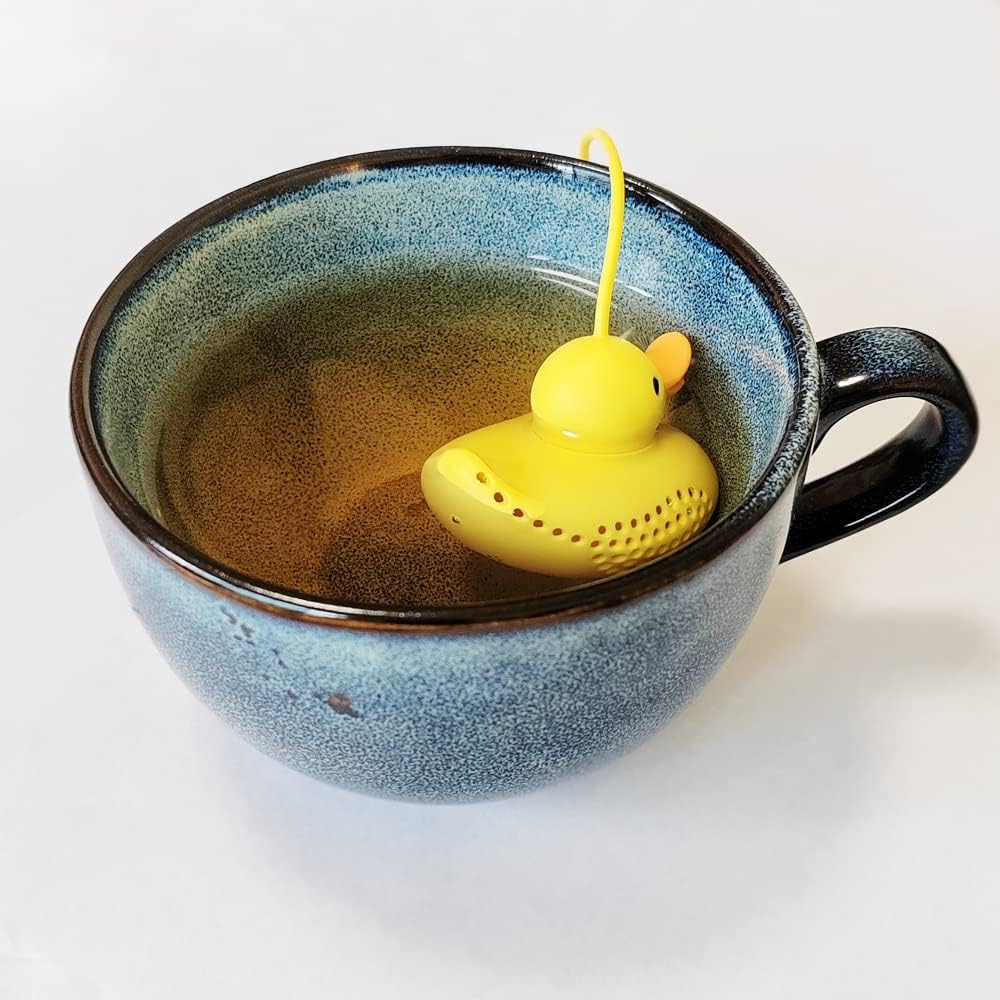 Tea Infusers For Loose Tea Cute Silicone Duckling Tea Infuser, Reusable Tea Infuser Is A Cute Companion For Your Afternoon Tea T