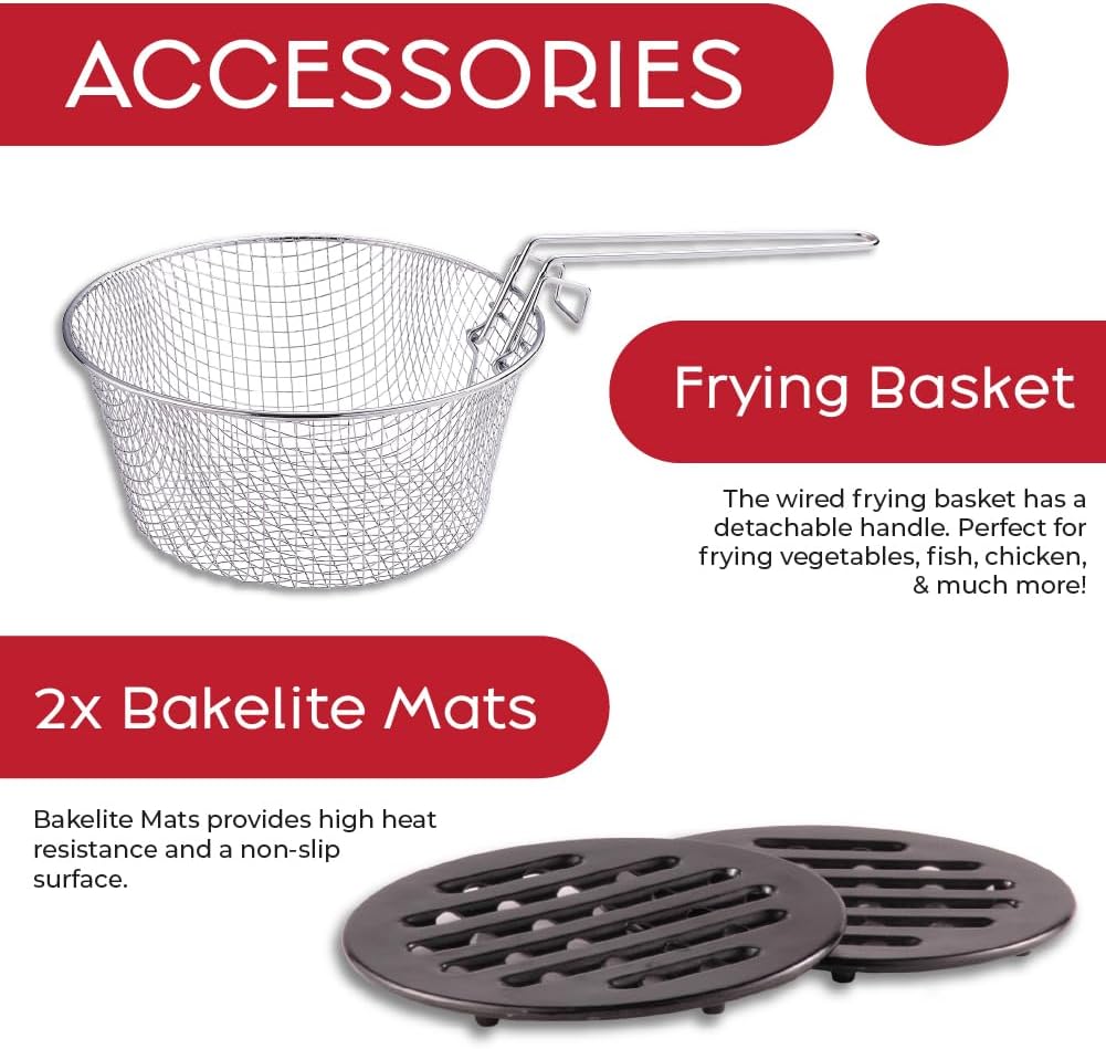 18-Piece Stainless Steel Cookware Set, Includes Induction Compatible Fry Pots, Pans, Saucepan, Casserole