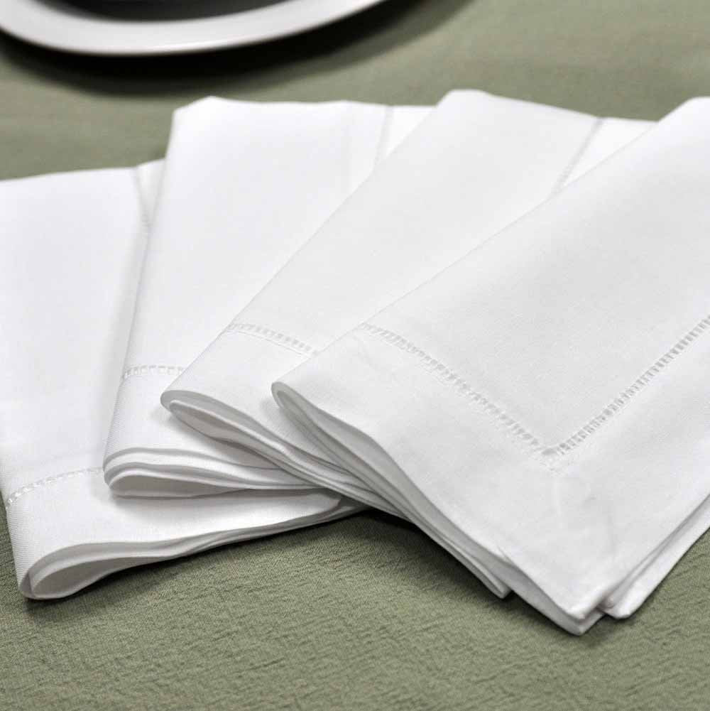 20 X 20 Inch Linen Napkins White Cloth Napkins Set Of 4 Dinner Napkins Cloth Washable White Linen Napkins White Dinner Napkins F