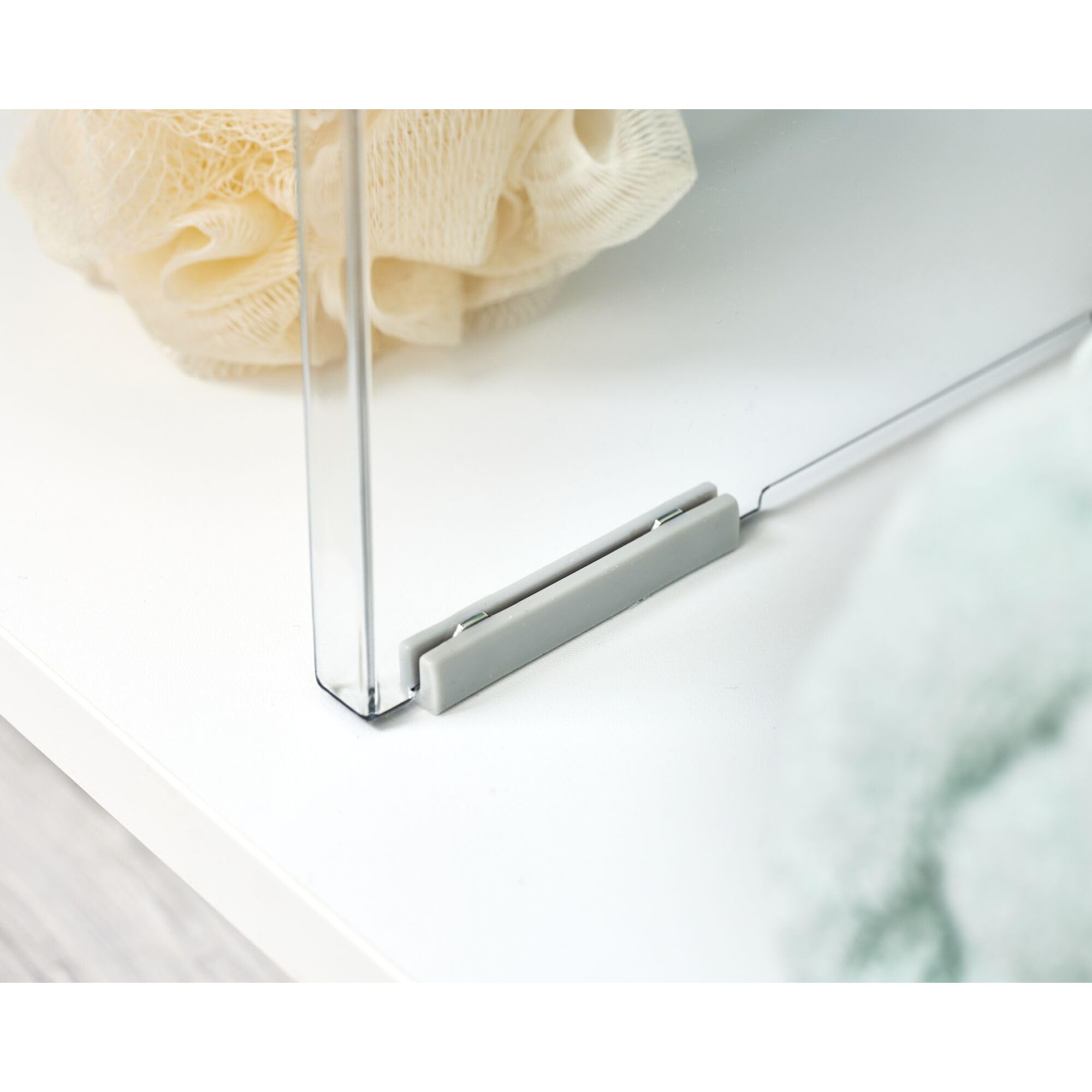 InterDesign Narrow Riser, Clear - Compact Storage Solution, Model 62003, Perfect for Organizing Small Spaces