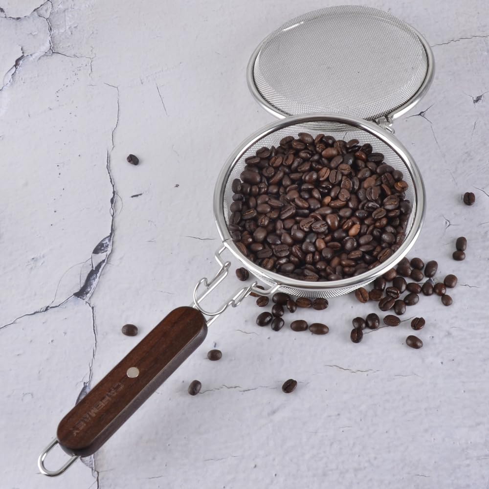 Coffee Roasting Tool Portable Stainless Steel Coffee Roaster Tool For Home Use Handy Coffee Beans Baker Coffee Baking Tool