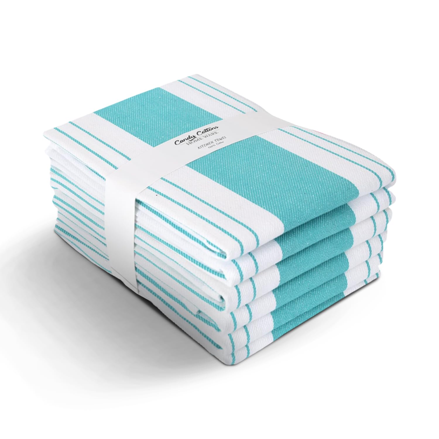 Candy Cottons Stripe Kitchen Towels Decor Mordern Design Centreband Dish Towels Boho Stripe Absorbent Festive Gift Set Of 6 Pant