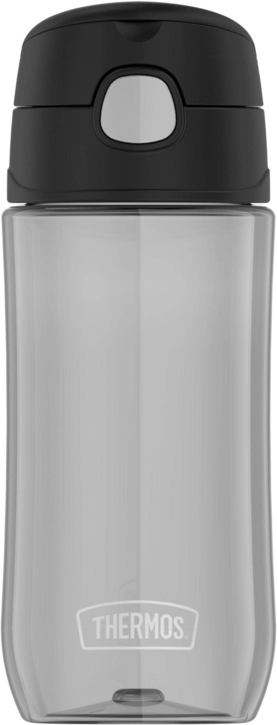 Thermos Funtainer 16 Ounce Plastic Hydration Bottle With Spout, Black