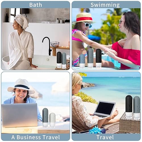 18Pack Travel Bottles for Toiletries  TSA Approved Travel Size Containers for Toiletries Liqus Shampoo And Conditioner travel Bottles  Perfect for Business or Personal Travel Essentials(BPA Free)