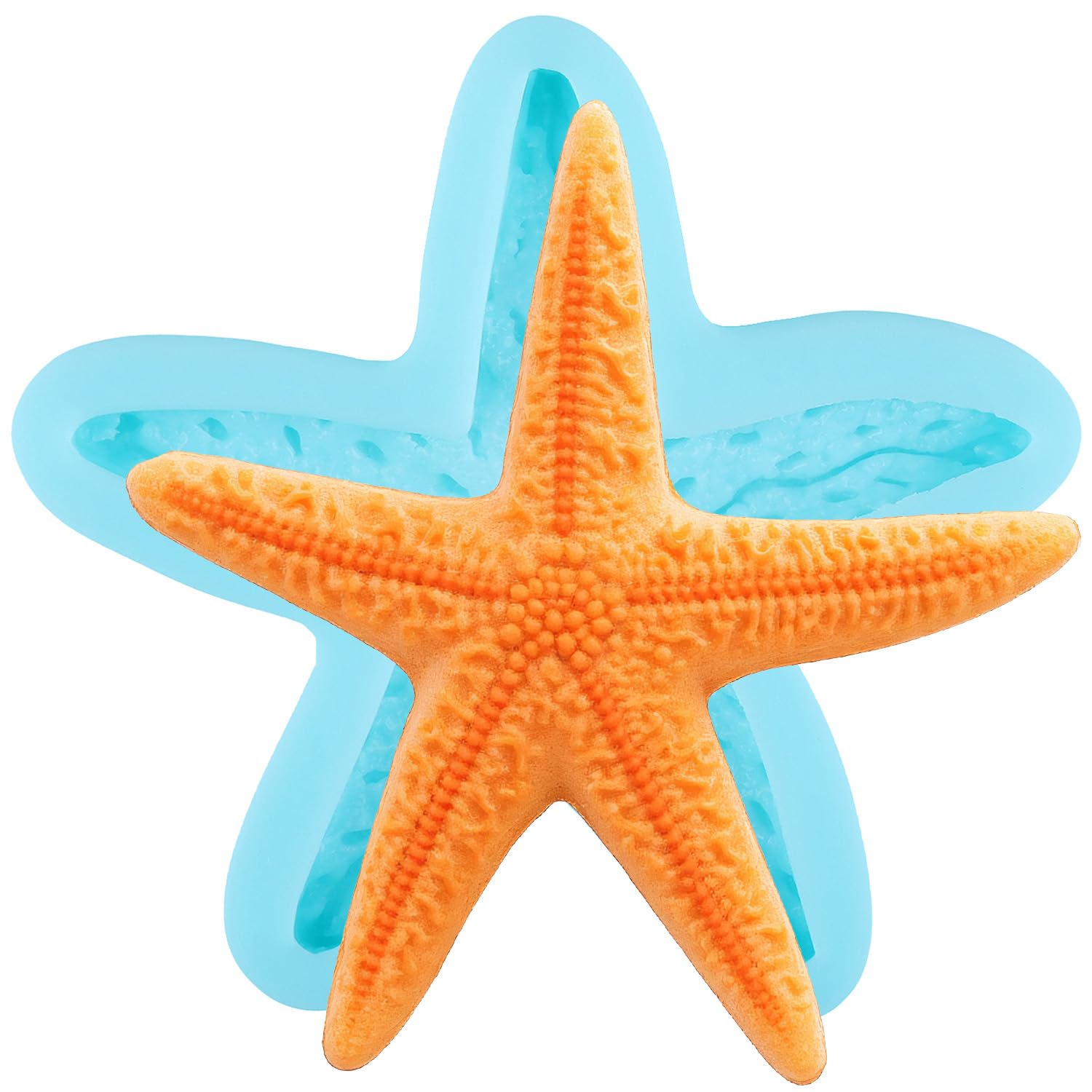 YABONAN Starfish Fondant Mold Starfish Silicone Chocolate Molds