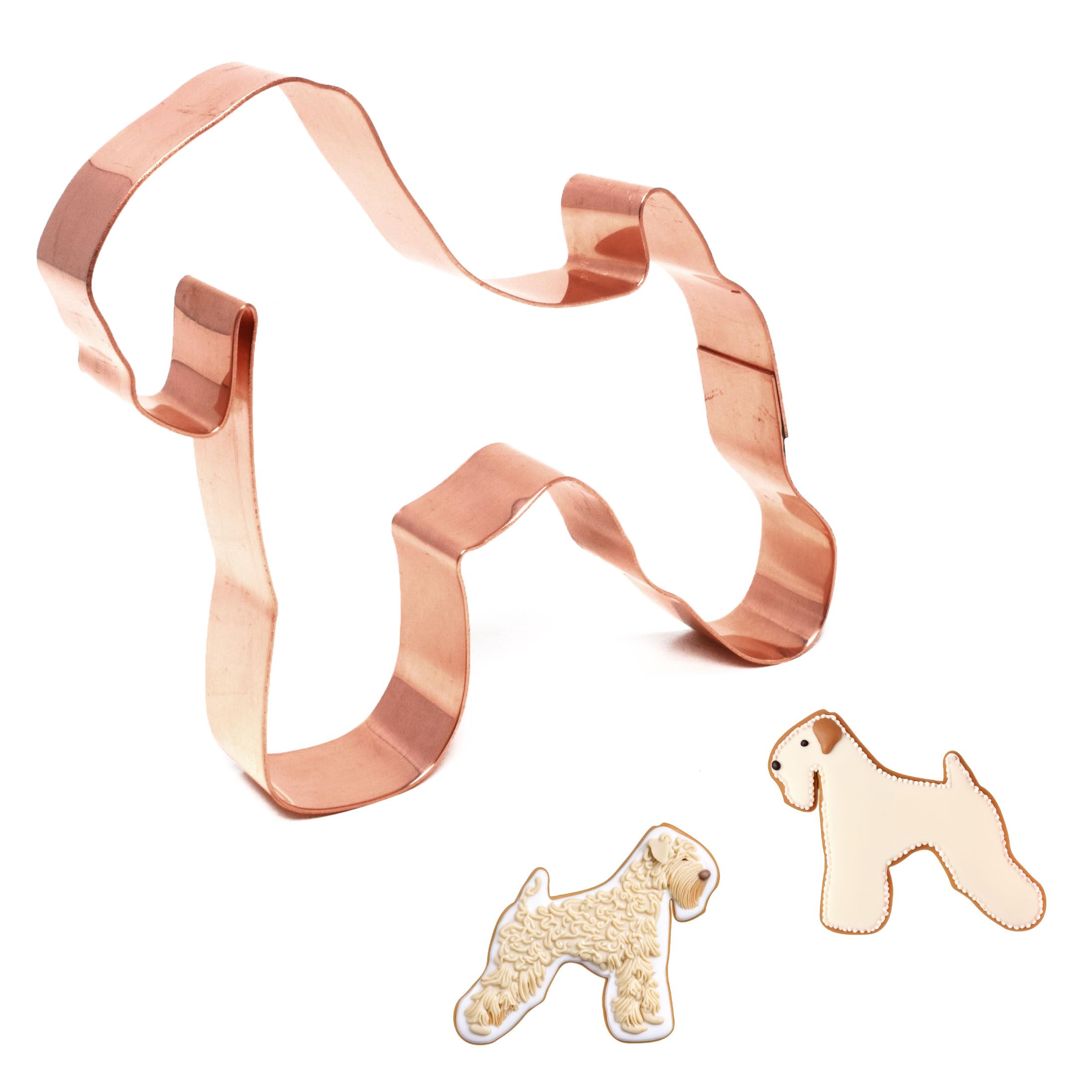 Soft Coated Wheaten Terrier Copper Dog Cookie Cutter
