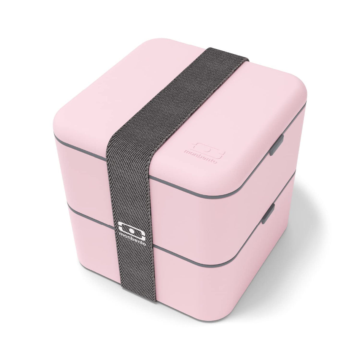 Monbento - Large Bento Box Mb Square Litchi With Compartments Made In France - Sustainable And Smart - Leakproof Lunch Box For W