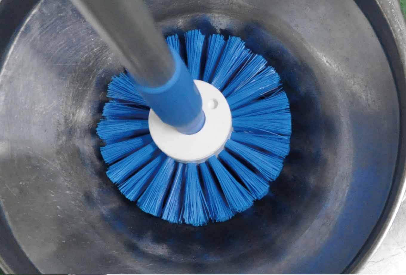 Vikan, White Tube Brush,Medium,5'',Pp/Pbt, 7035
