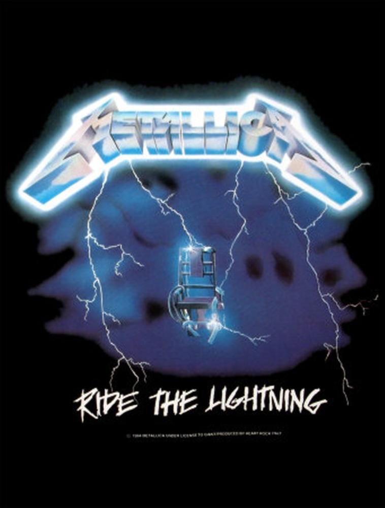 Metallica - Ride The Lightning Fabric Poster 30 X 40In