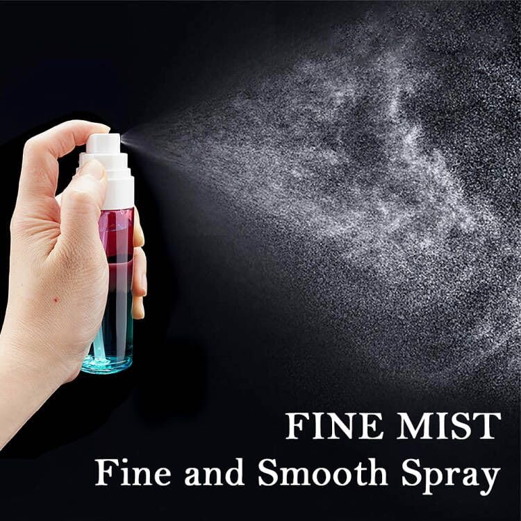 Fine Mist Spray Bottle Plastic Spray Bottles 3.4Oz/100Ml 2Pack Makeup Setting Spray Bottle Tsa Approved Empty Cosmetic Refillabl