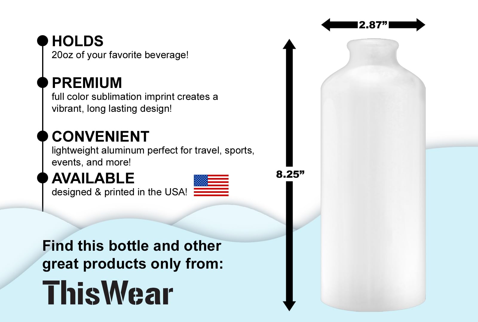 Thiswear Personal Trainer Gifts For Women Personal Trainer Nutritional Facts Personal Trainer Gift Ideas Gift 20-Oz Aluminum Wat