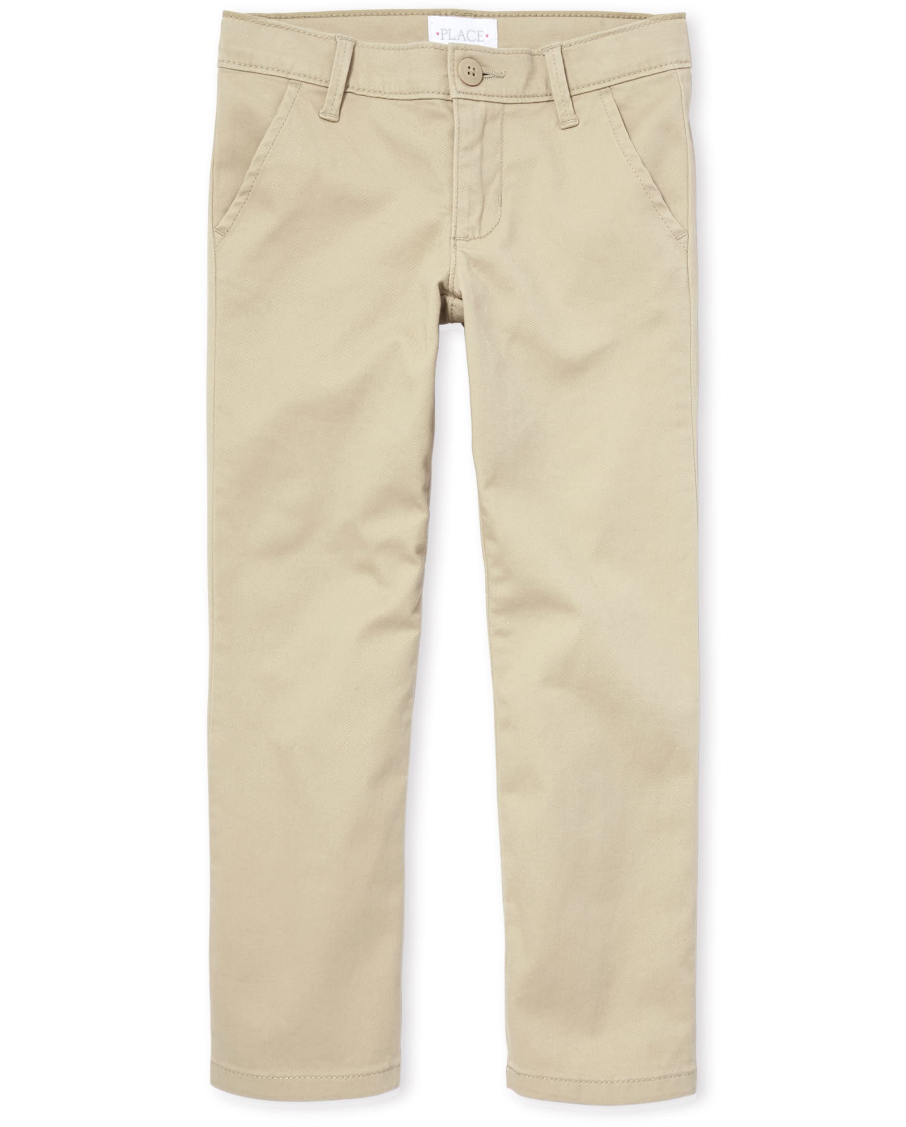 The Childrens Place Girls Skinny Chino Pants,Sandy Single,10