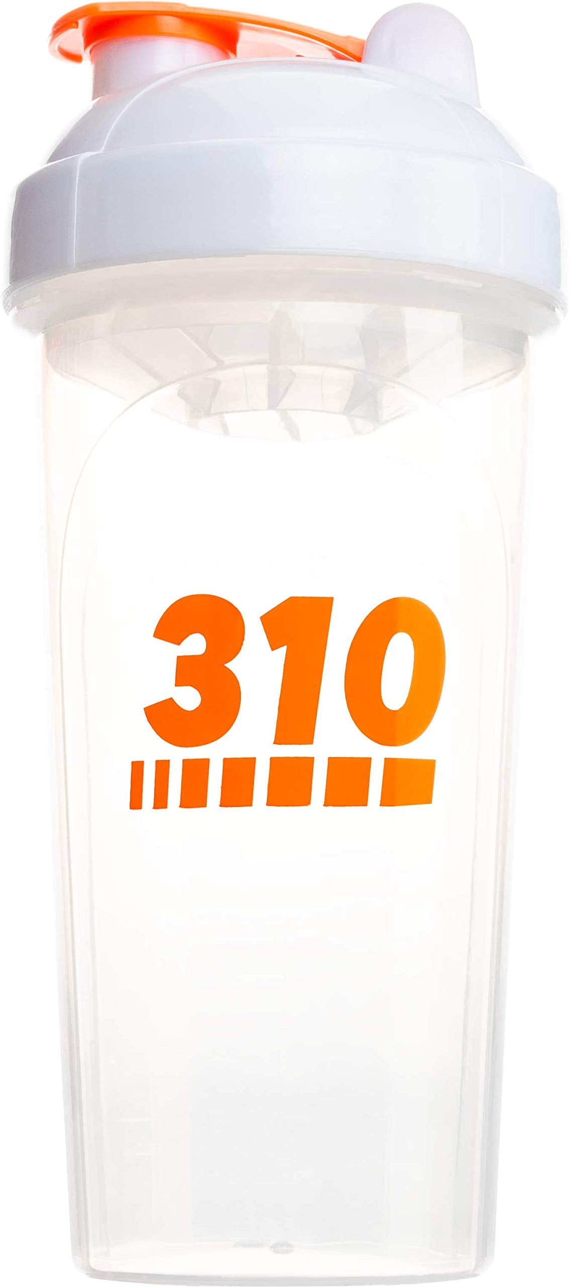 310 Nutrition Protein Shaker Bottle Meal Replacement Blender Cup For Mixing Protein Powders, Lemonade Mix, And Pre Workout (Clea