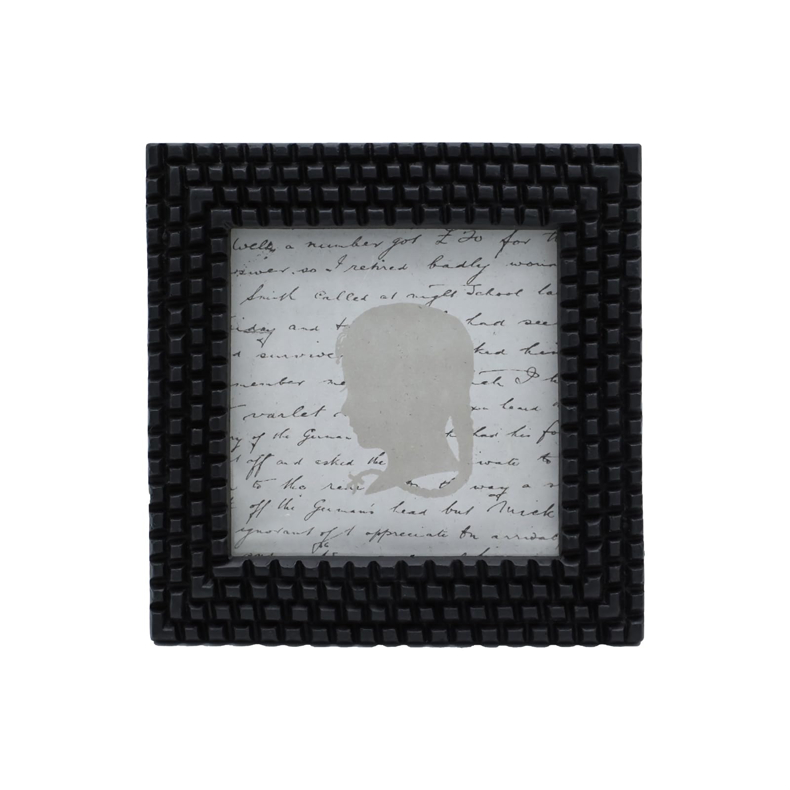 BILXIM 3x3 Picture Frame, Small Black Square Photo Frame for Wall Hanging or Tabletop Display, Classic Simple Home Office Decor