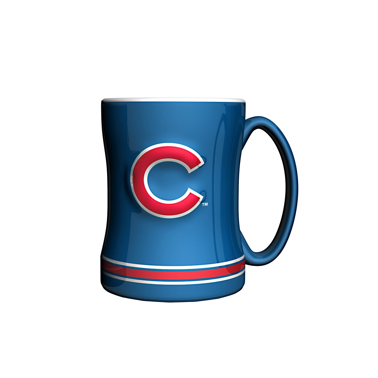 MLB Chicago Cubs Sculpted Relief Mug, 14-ounce