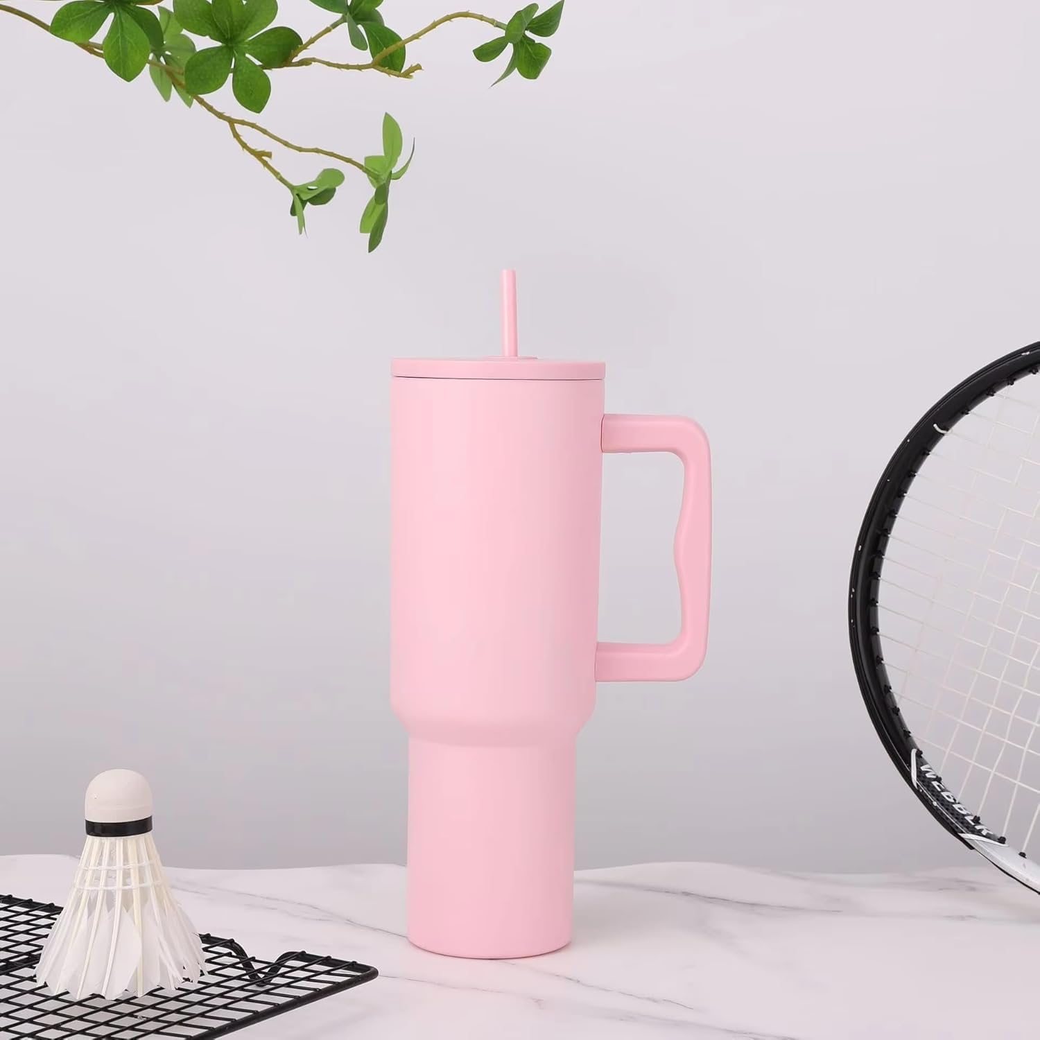 Nirvik 1.2L Stainless Steel Insulated Vacuum Tumbler | Double Wall Insulated For Hot & Cold Drinks, 100% Leakproof, With Handle 