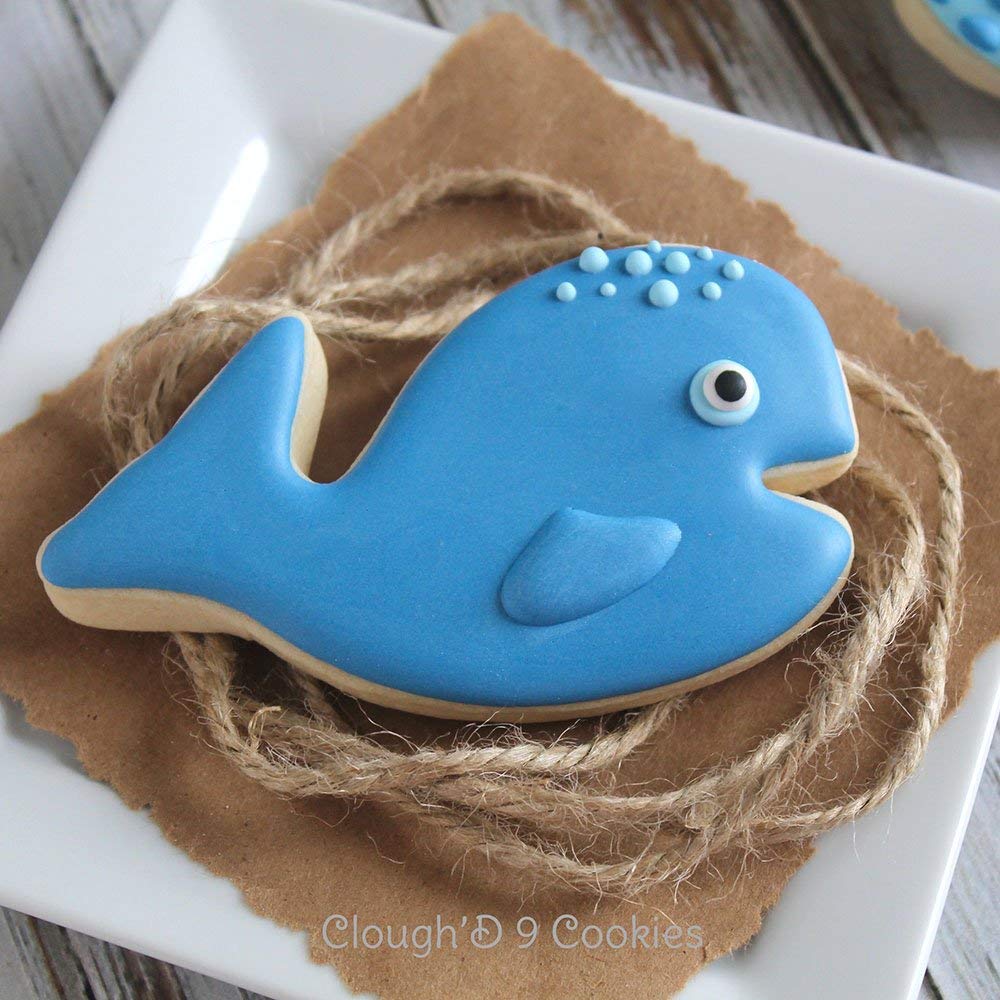 Whale Cookie Cutter 4'' Made In Usa By Ann Clark