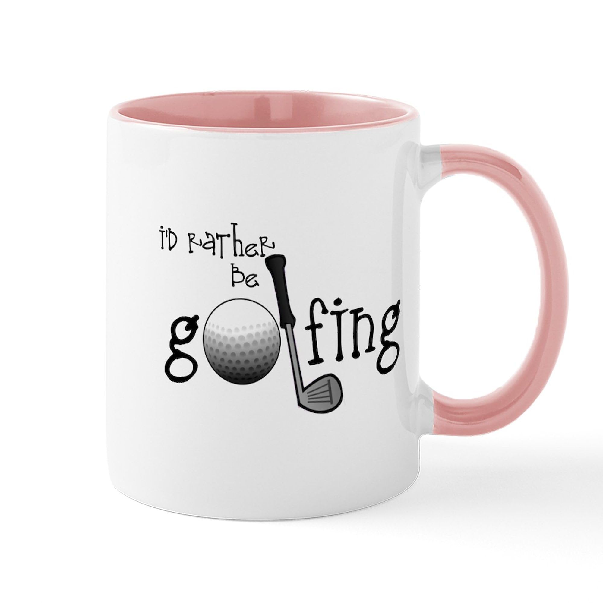 CafePress Id Rather Be Golfing Mug 11 oz (325 ml) Ceramic Coffee Mug