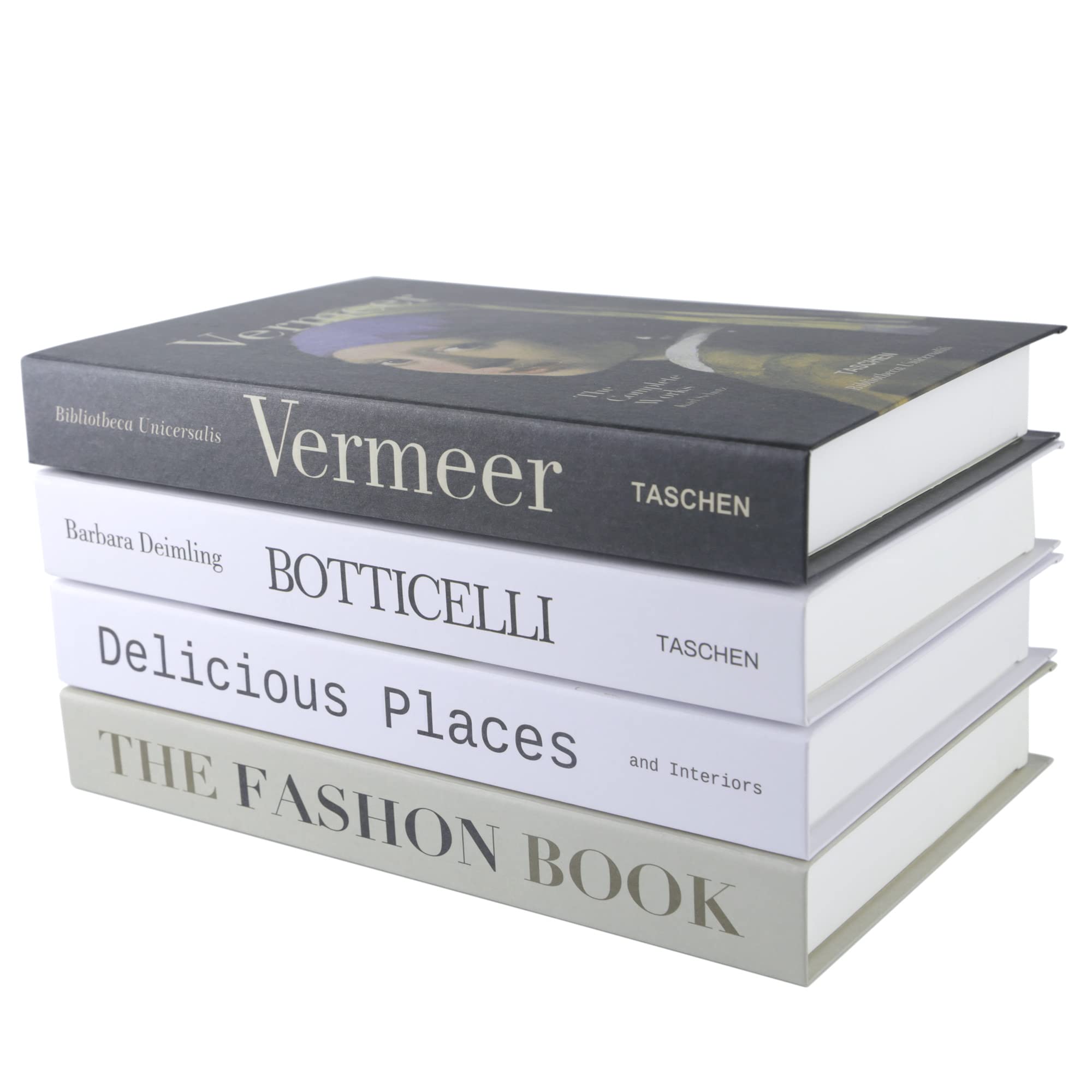 PTShadow 4 Pcs Decorative Books for Home dAcor Black and whiteshelf Decor Accents Library dAcor for Home Sweet Stacked Books