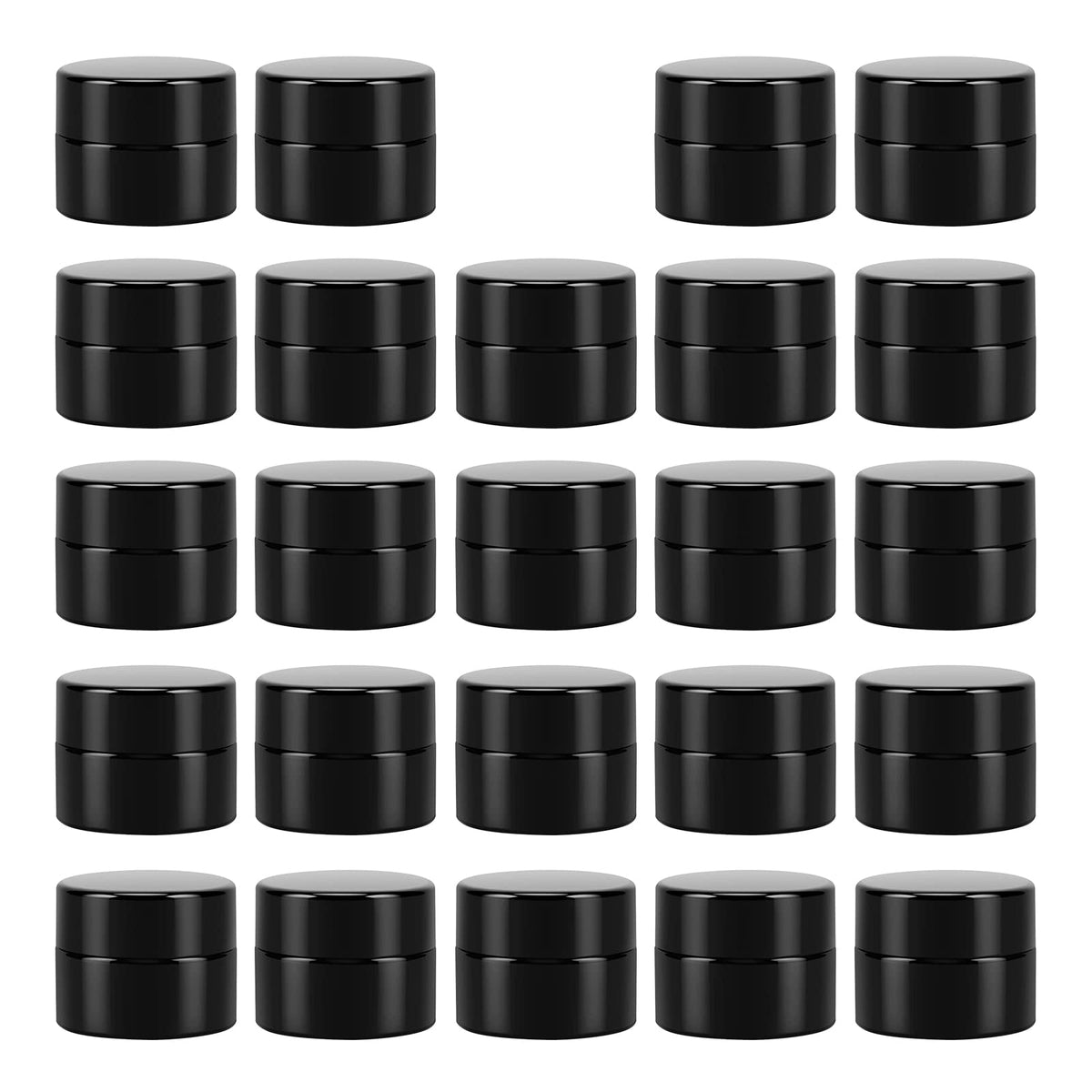 (24 Packs) Green Nexus 5G/5Ml Uv Protection Glass Jars For Lip Balm, Lotion, Oil, Cream & Cosmetics Enhanced Cap (2024)