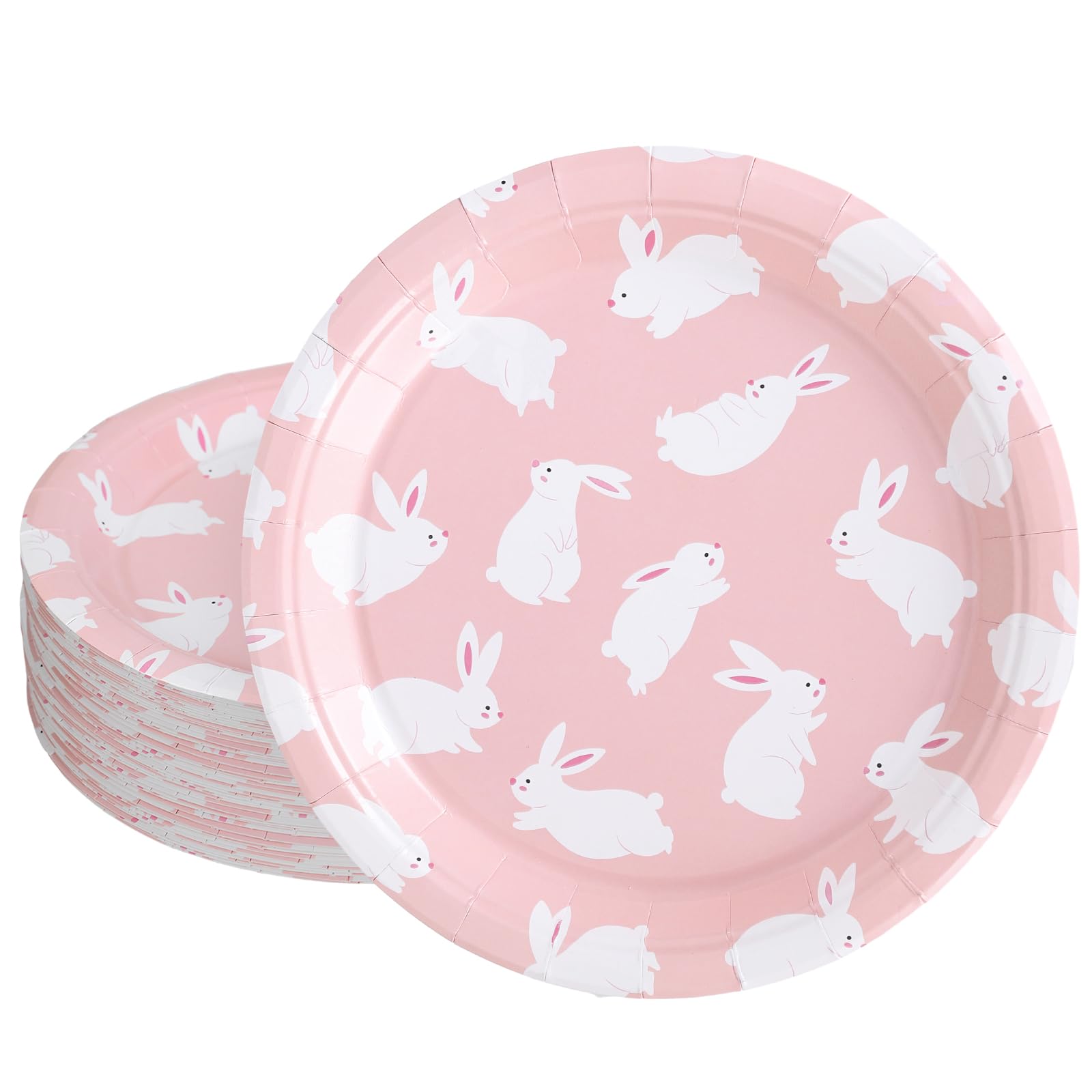 Whaline 40 Pcs Little Pumpkin Paper Plates Pink Orange Fall Baby Shower Disposable Plates 9 Inch A Little Pumpkin Is On The Way 