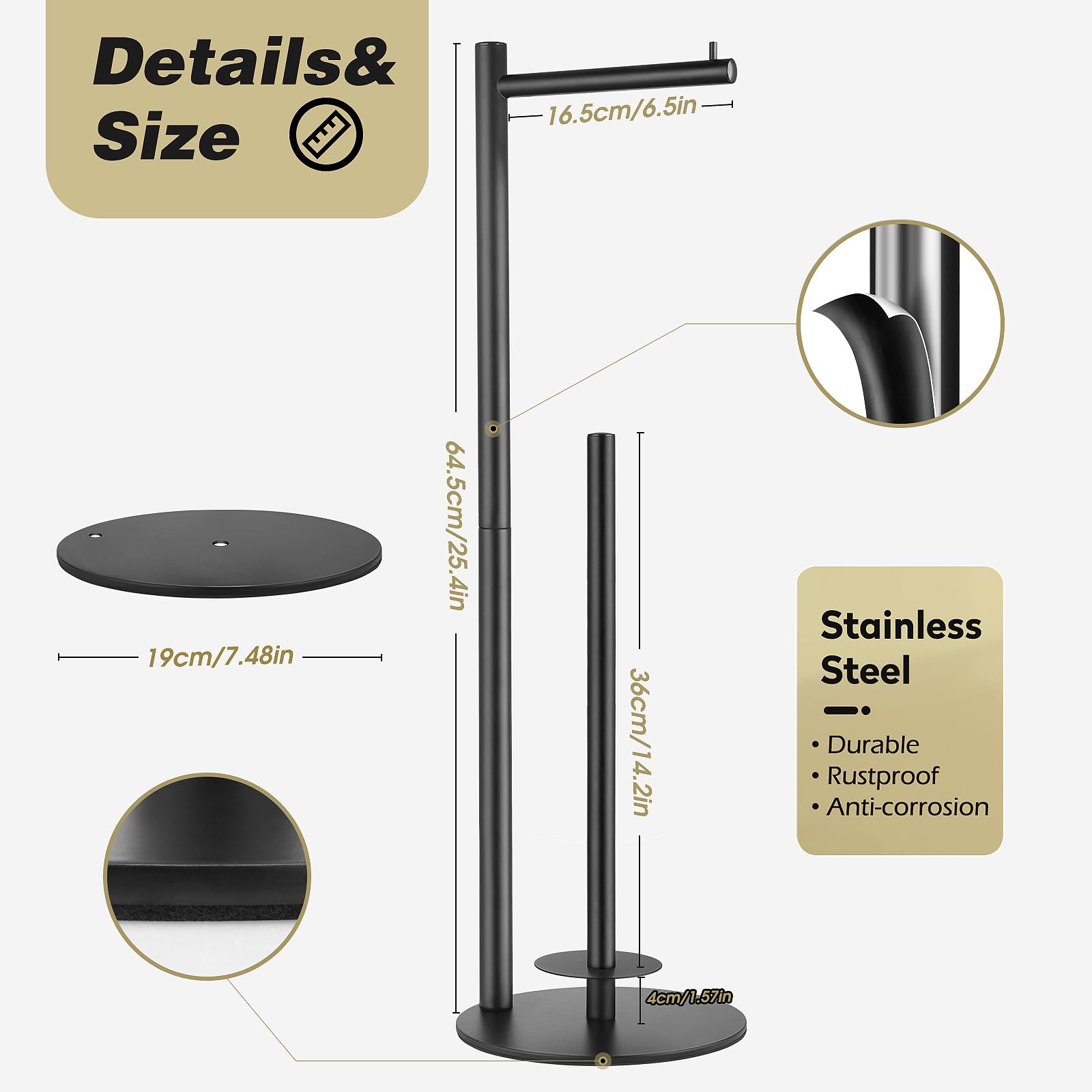 Toilet Paper Holder Stand, Toilet Paper Storage Standing, Standing Toilet Paper Stand, Standing Toilets Paper Holder With Storag