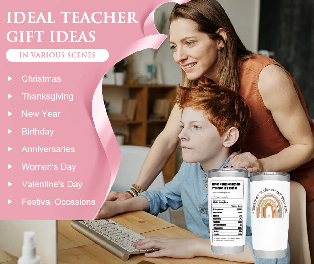 1Step2Dream Spanish Teacher Gifts Coffee Mug - Se Necesita Un Gran Corazon Para Formar Pequen~As Mentes Cute Idea For Appreciati