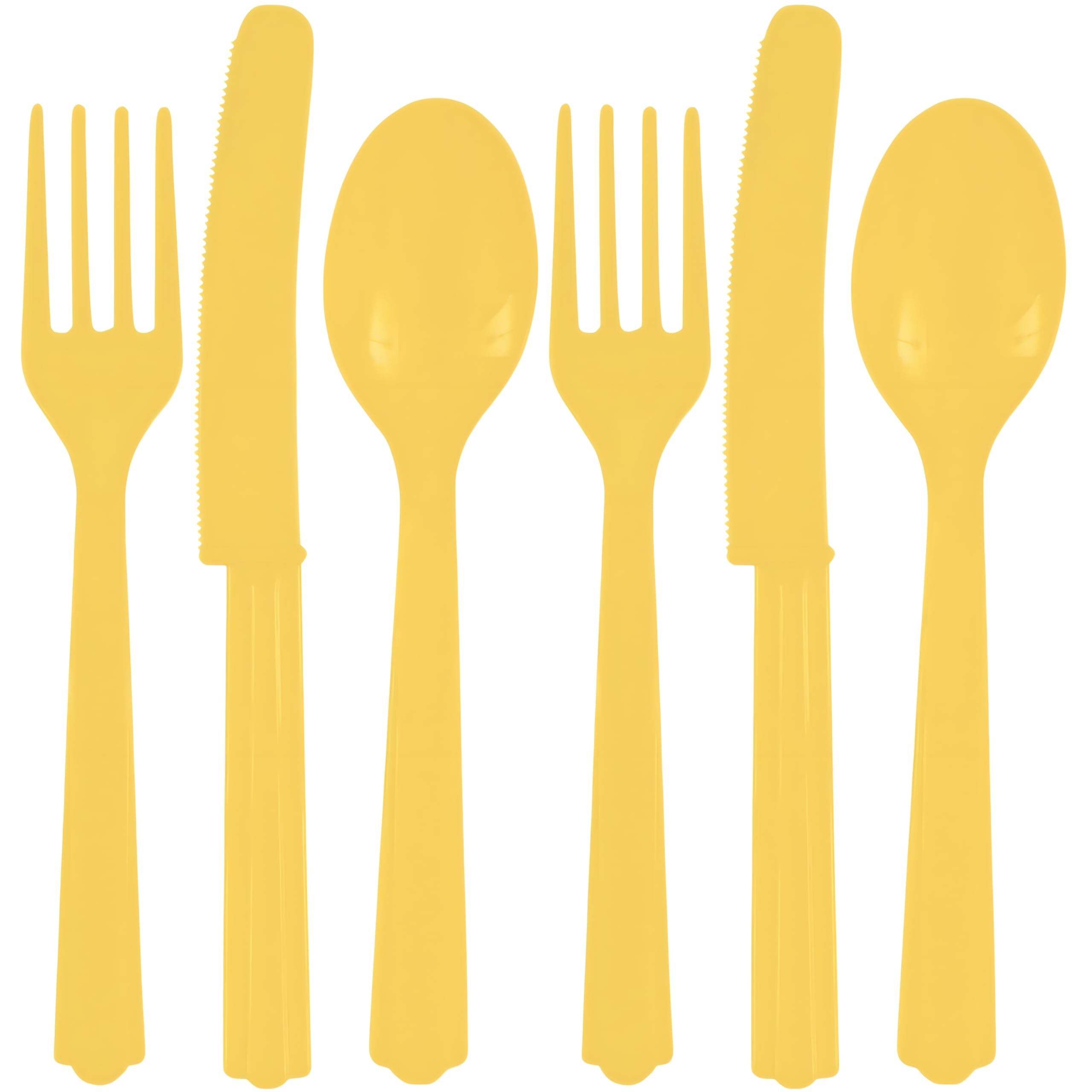Asst Pl Cutlery - Yellow Sunsh (12/96)