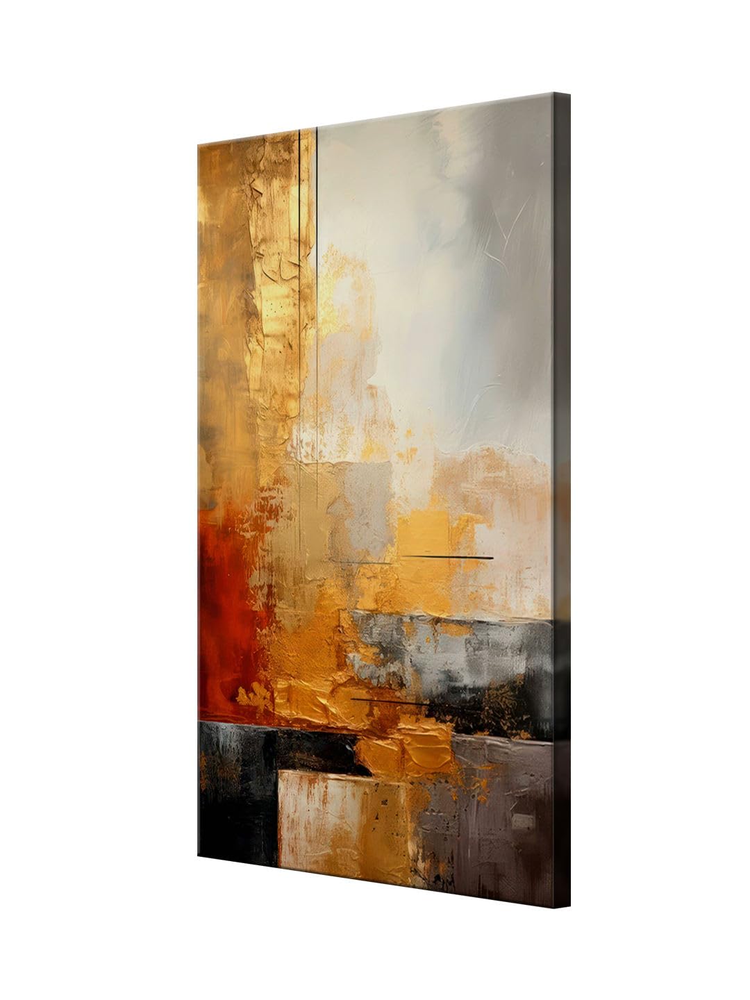 999STORE Warrior King Canvas Painting, Historical Artwork of Shivaji Maharaj Large Painting, Big Painting (24X48 Inches FLP24480