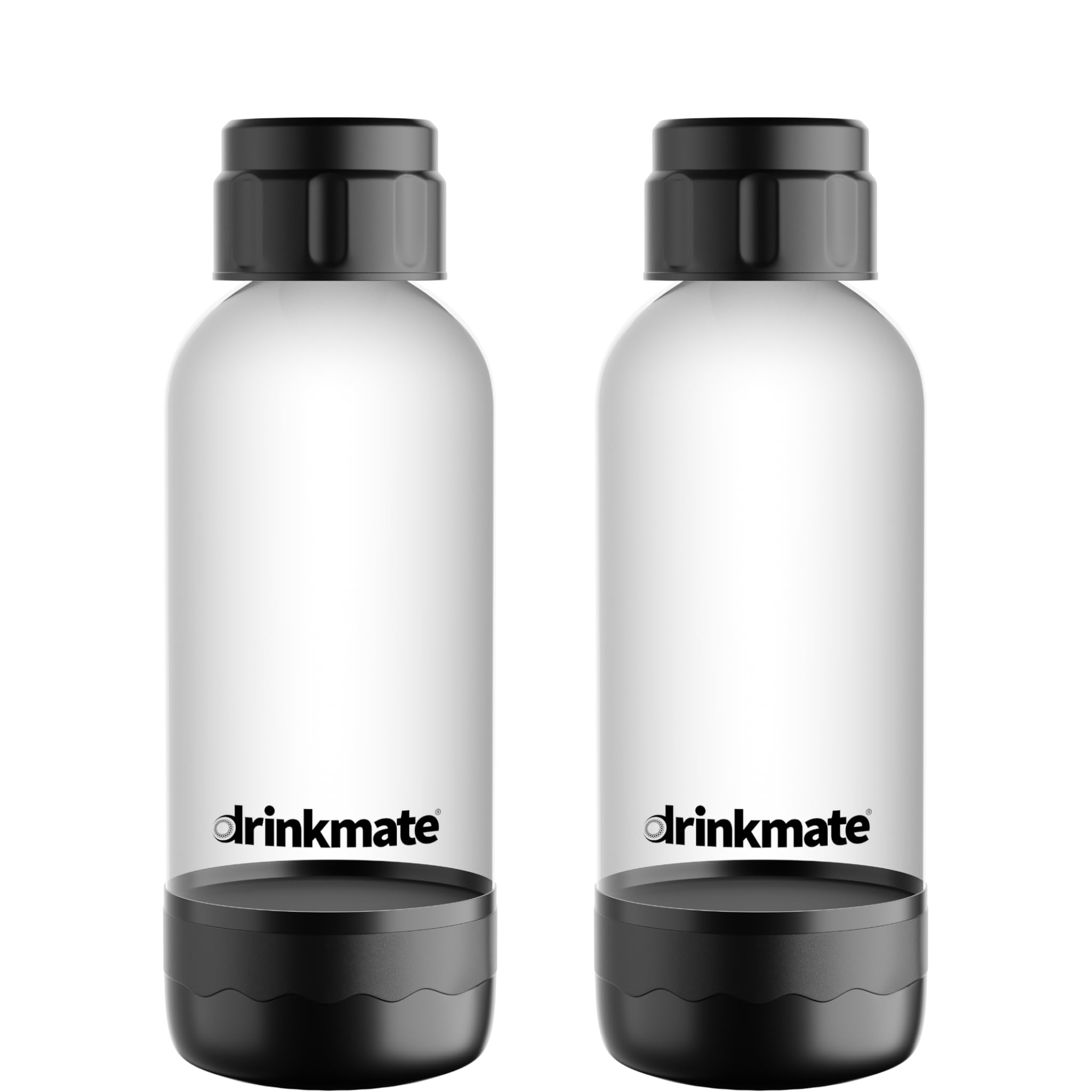 Drinkmate Carbonation Bottles (Twin Pack) (0.5L, Black)