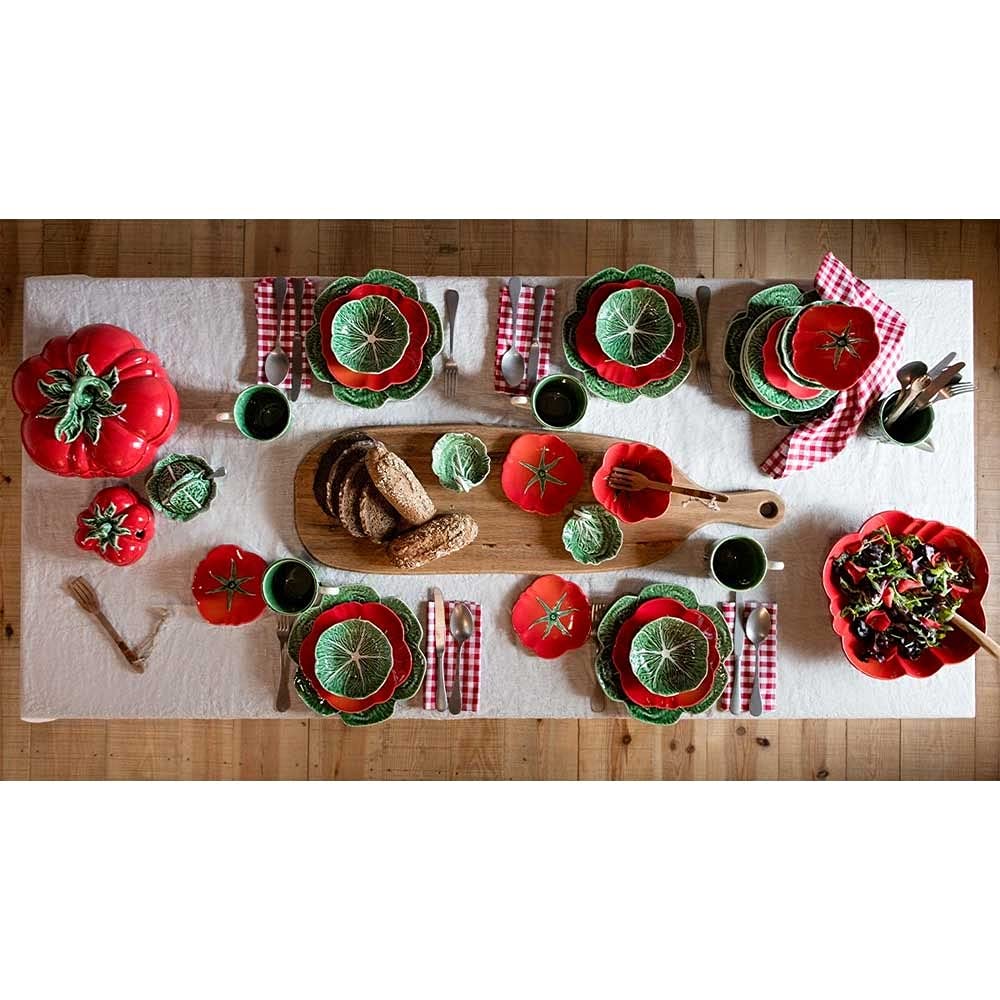 Bordallo Pinheiro Tomato Dinner Plates, Set Of 4