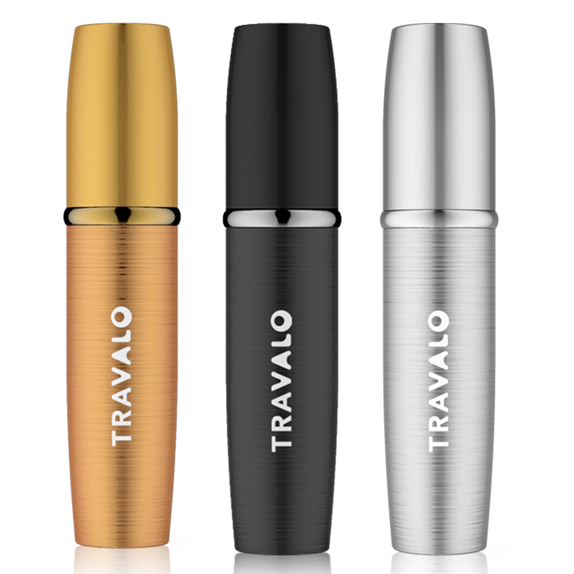 Travalo Lux Perfume Atomizer Bundle - Leak-Proof And Tsa Approved For Air Travel - Reusable, Easy Fill Mini Pump Sprayer - Light