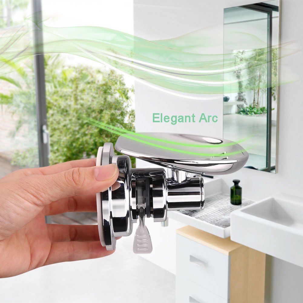 BOPai Elegant Suction Soap Dish for Shower  Powerful Vacuum Suction Cup Soap Holder  Bathroom Kitchen?