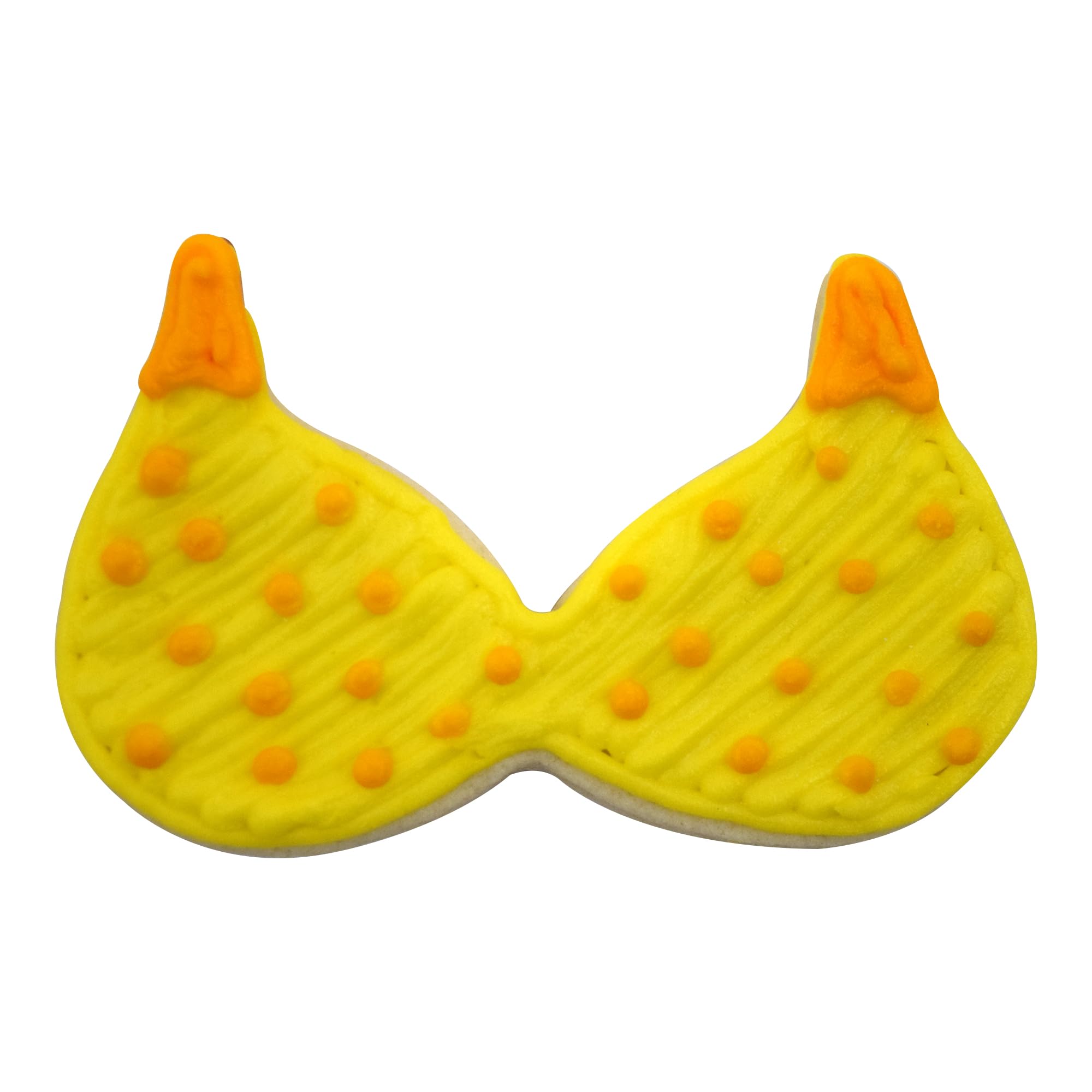 Cybrtrayd R&M Bikini Top 3.5'' Cookie Cutter, Metallic