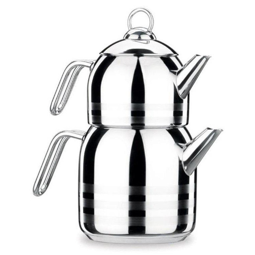 Korkmaz Astra 2.9 Liter 18/10 Stainless Steel Premium Turkish Teapot