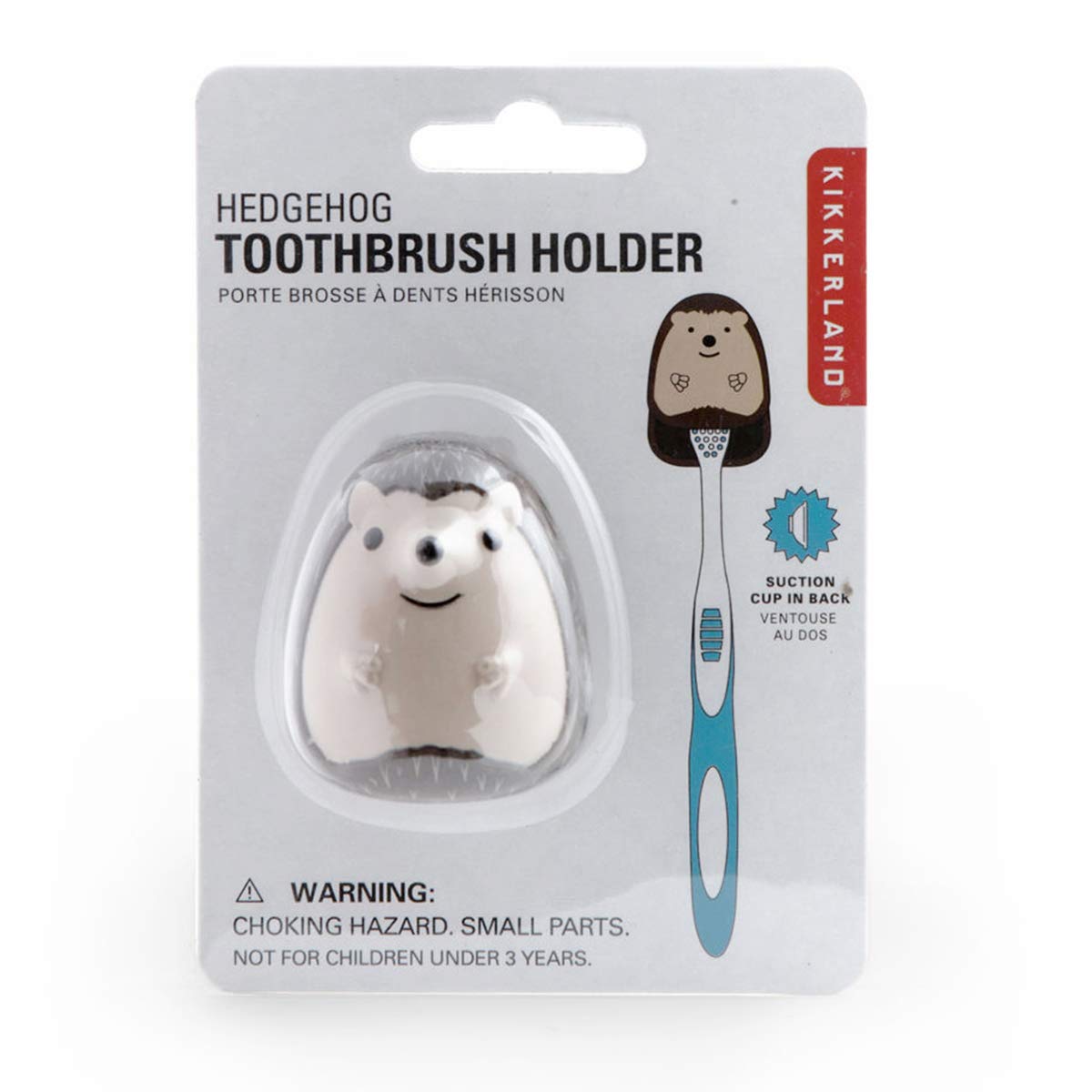 Kikkerland Toothbrush Holder, Hedgehog
