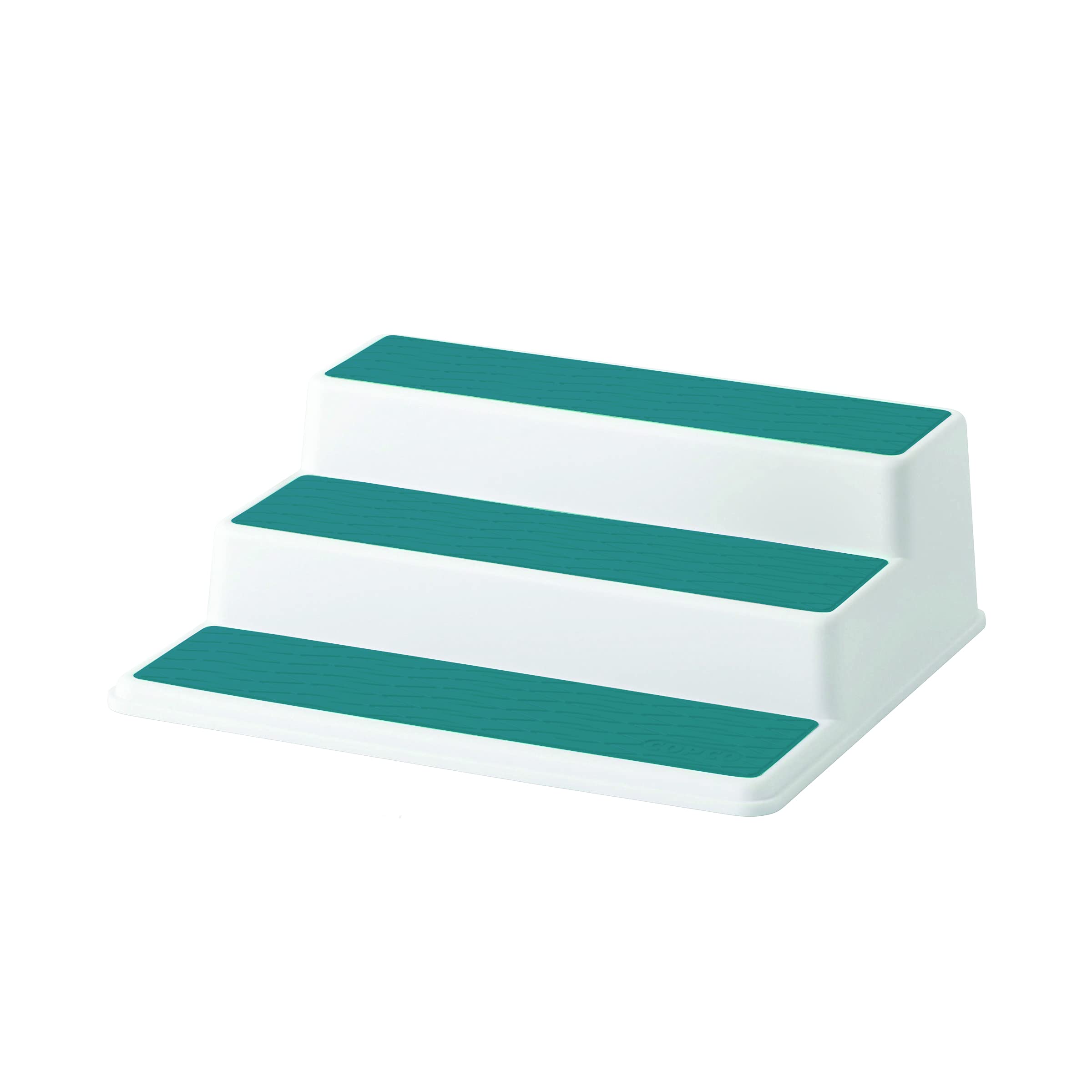 Copco Basics 3-Tier Spice Pantry Kitchen Cabinet Organizer, 10-Inch, Pagoda Blue