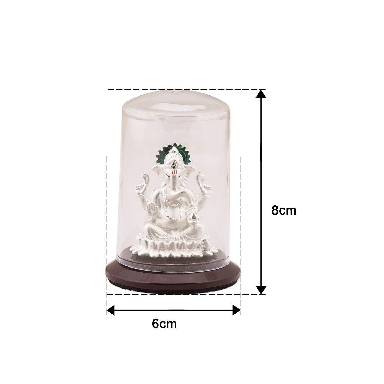 Silverwala 999 Pure Silver Idol With Base For Pooja/Gift Item/Murti For Puja Room/Gift For Wedding & House Warming Ceremony/Car