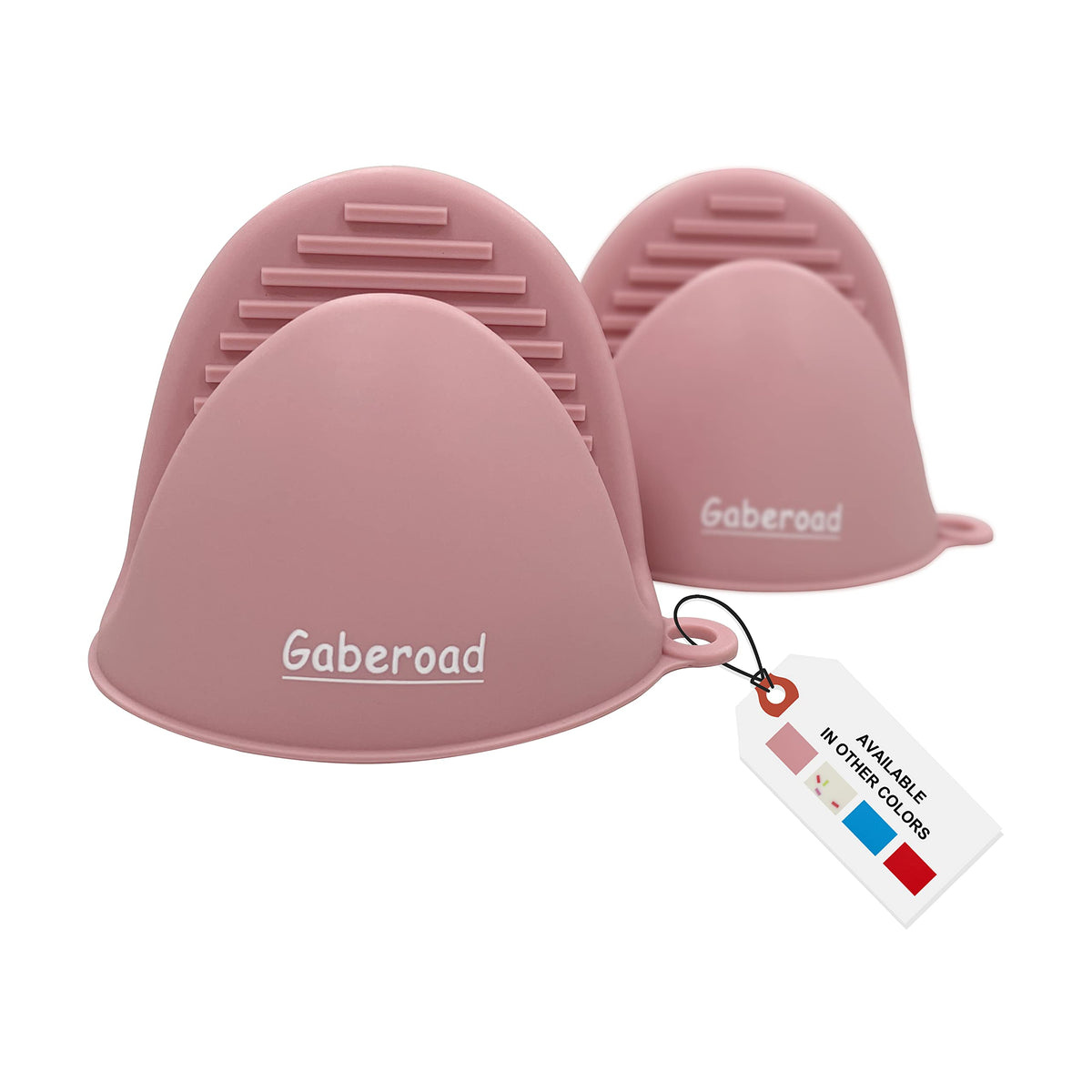 Gaberoad Thickened Mini Silicone Oven Mitts Heat Resistant As Hot Pot Holder, Baking Holder, Rubber Oven Gloves, Finger Pinch Gr