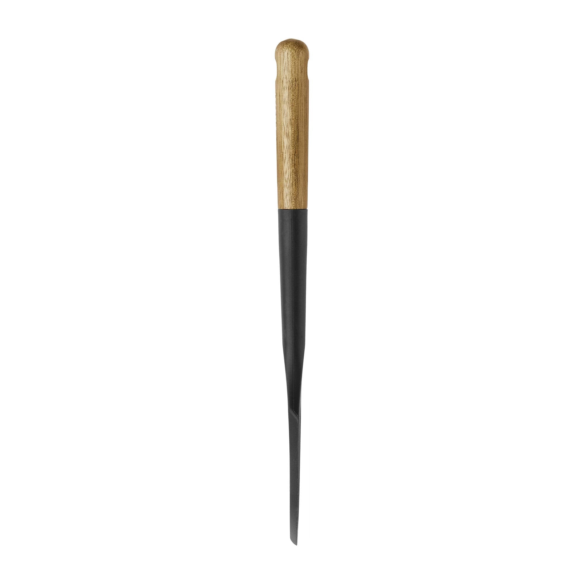 Staub Silcone Spatula, Great For Mixing, Folding, Scraping, And Spreading, Durable Bpa-Free Matte Black Silicone, Acacia Wood Ha