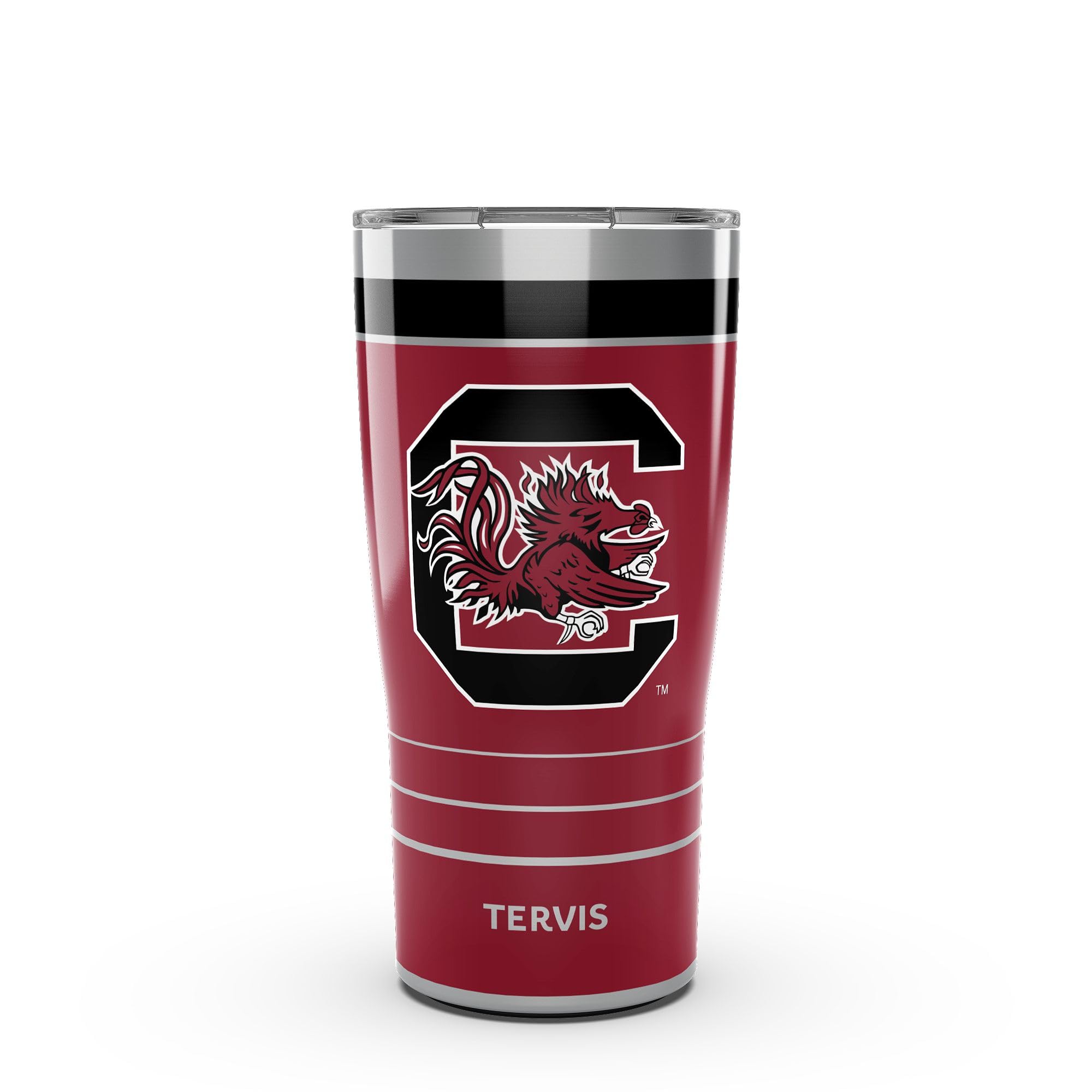 Tervis Traveler South Carolina Gamecocks - MVP Triple Insulated Tumbler Travel Cup Keeps Drinks Cold & Hot, 20oz, Stainless Stee